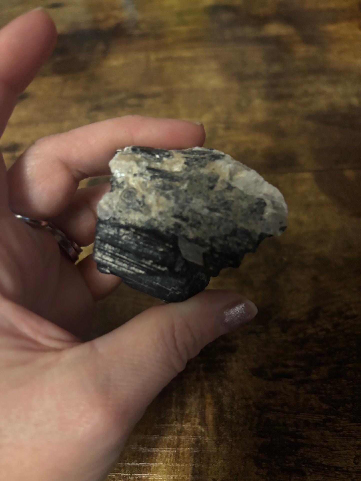 🖤Sacrad Shield Raw Black Tourmaline in Quartz Matrix • Natural Schorl Mineral • EMF Protection • Grounding & Clarity Stone • Raw Healing Crystal101g Natural Protection Stone