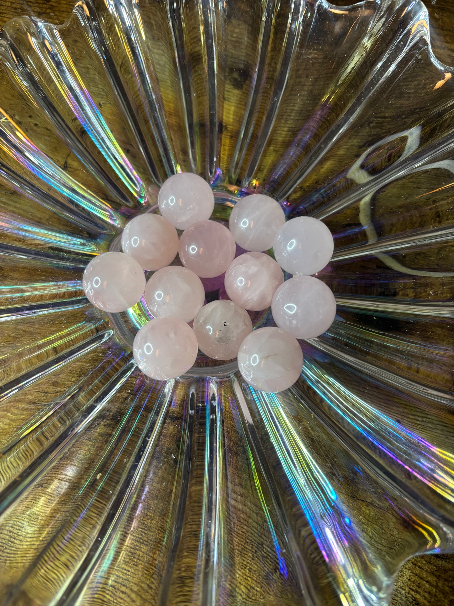 ✨ Blush Aura Rose Quartz Spheres – Love • Healing • Heart Chakra ✨