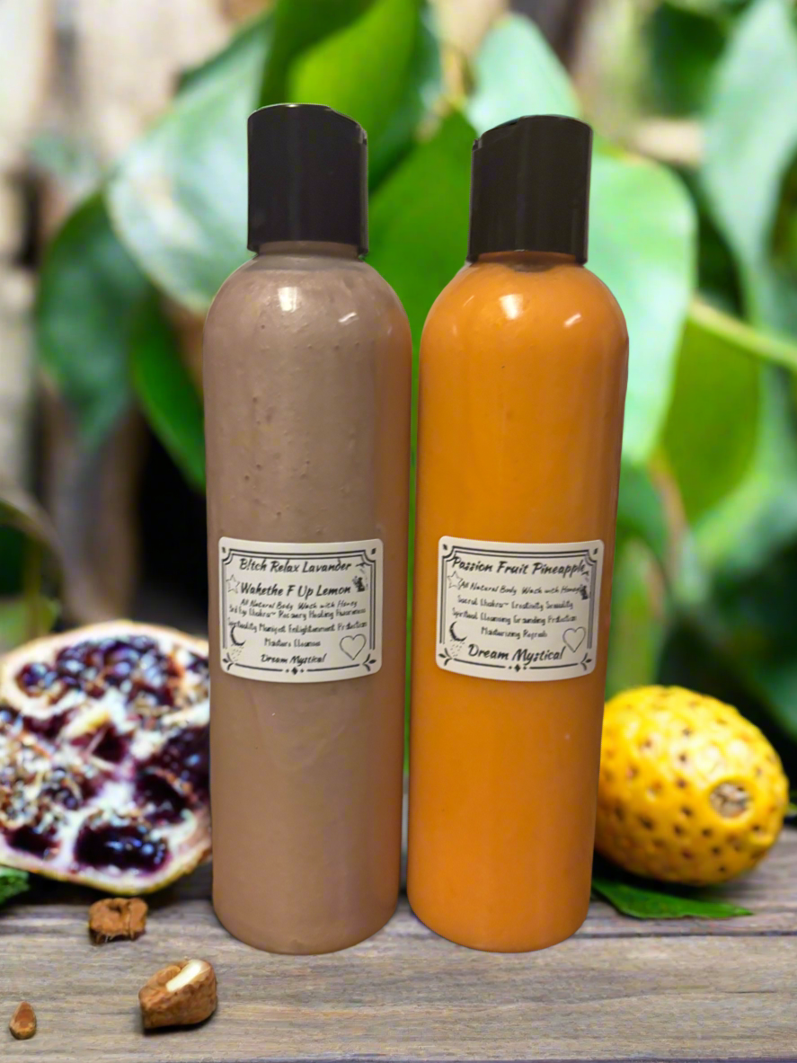 Passionfruit Pineapple All Natural Body Wash with Honey