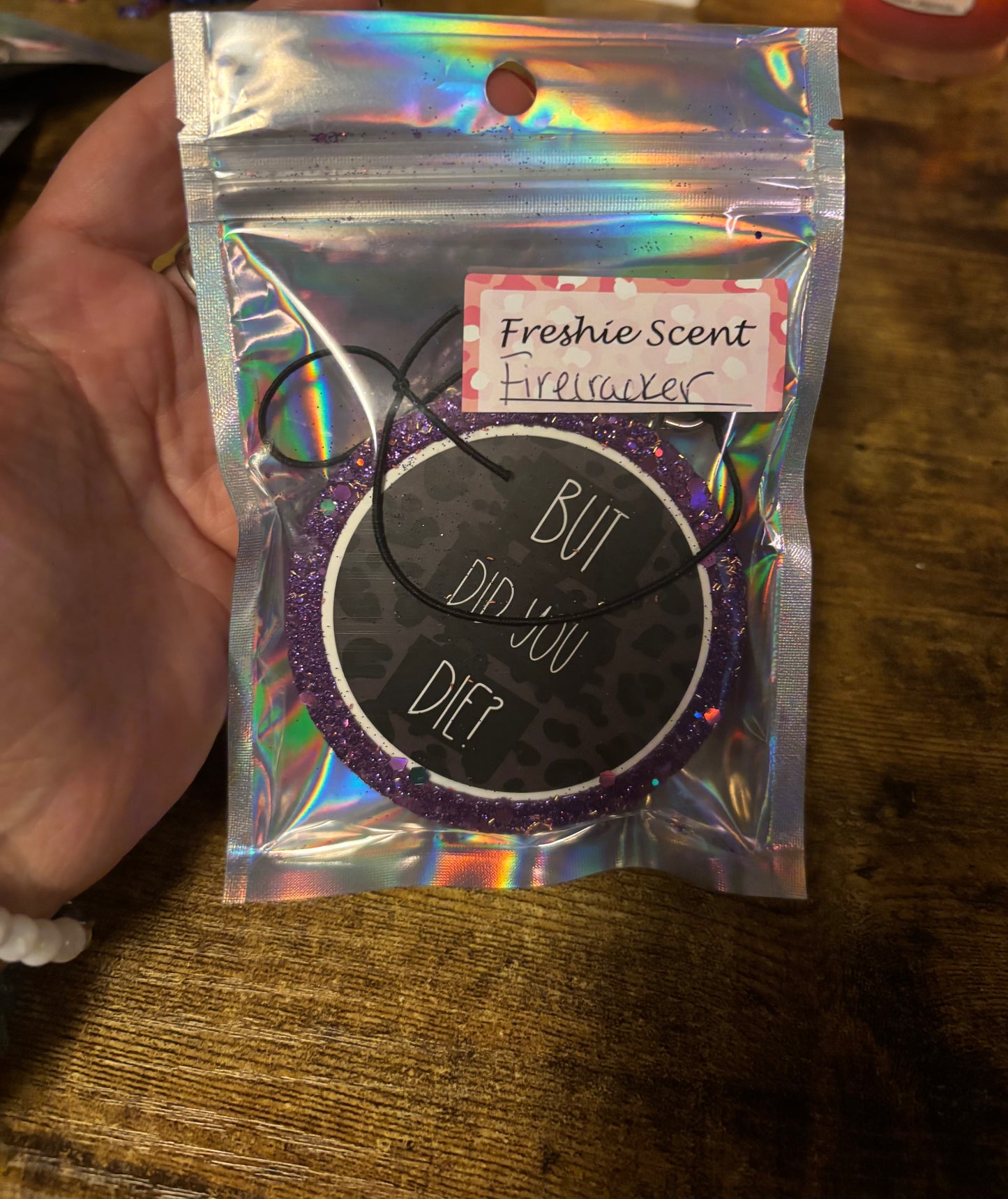 But Did You Die Freshie – Scent Firecracker Long Lasting Car Air Freshener