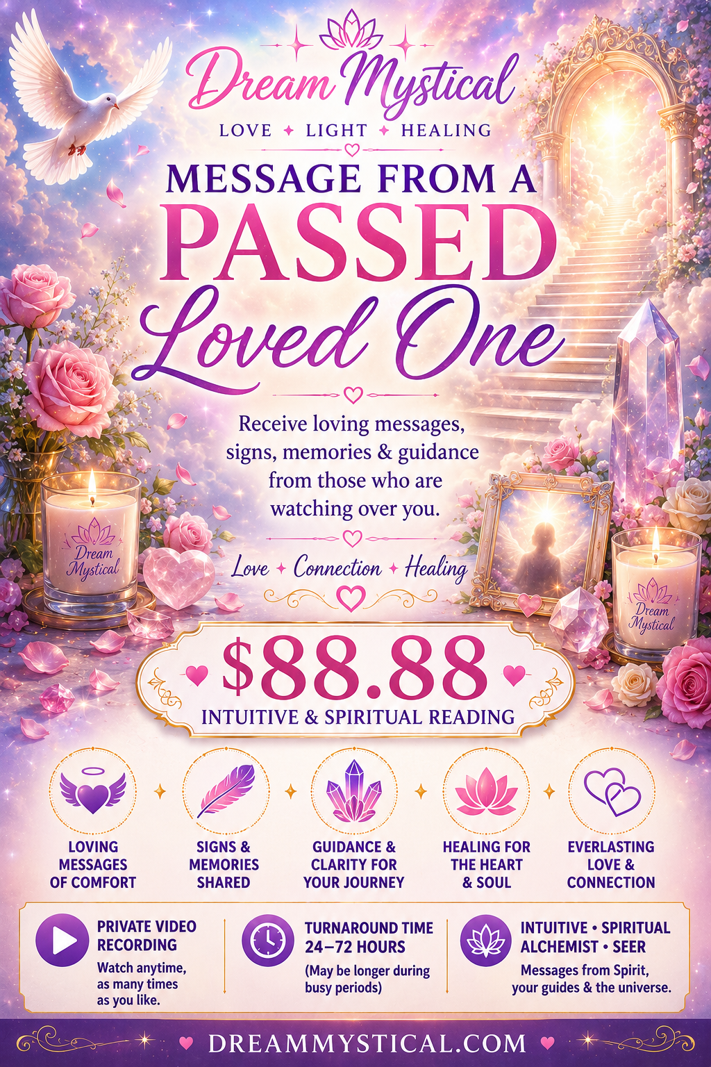 ✨ $88.88 Intuitive & Spiritual Reading | Choose Your Reading | Akashic Records, Starseed, Twin Flame, Passed Loved One, Channeled Messages & Love & Relationship readings