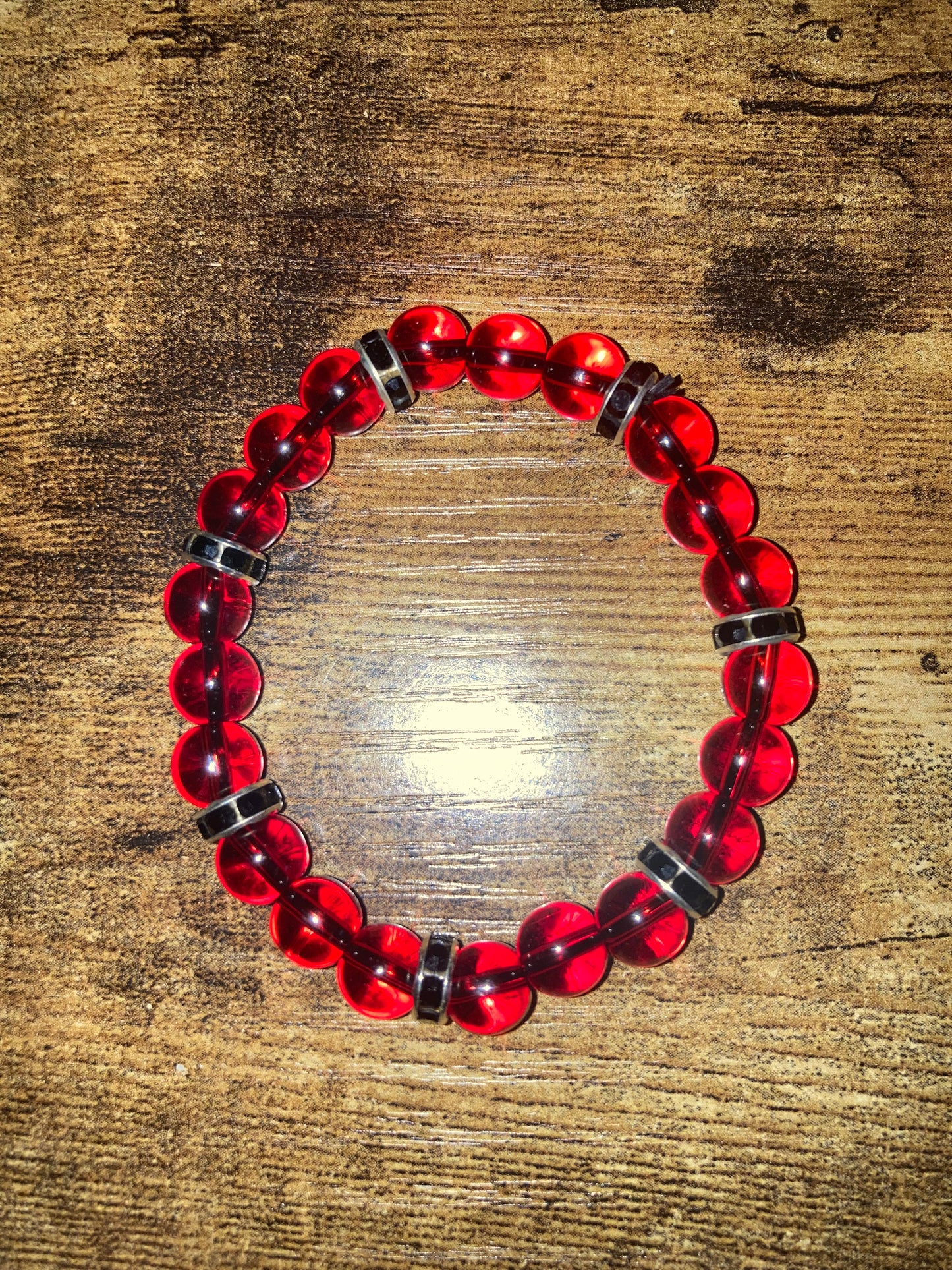 8MM Ladybug Red Agate 5A grade Natural Reiki Healing Protection crystal Bracelet with  beautiful spacers