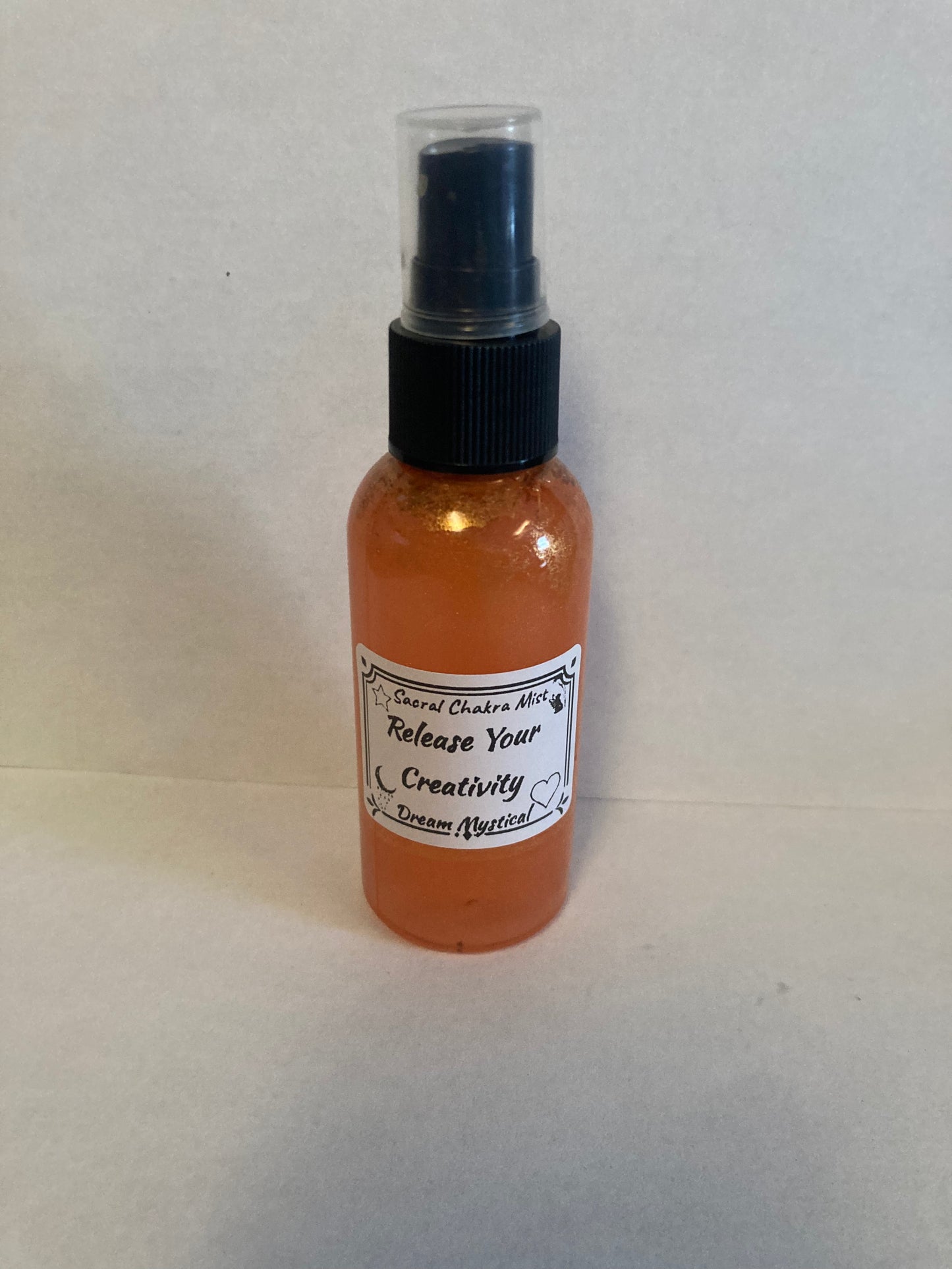 Release Your Creativity Mist Sacral chakra infused with Carnelian crystal