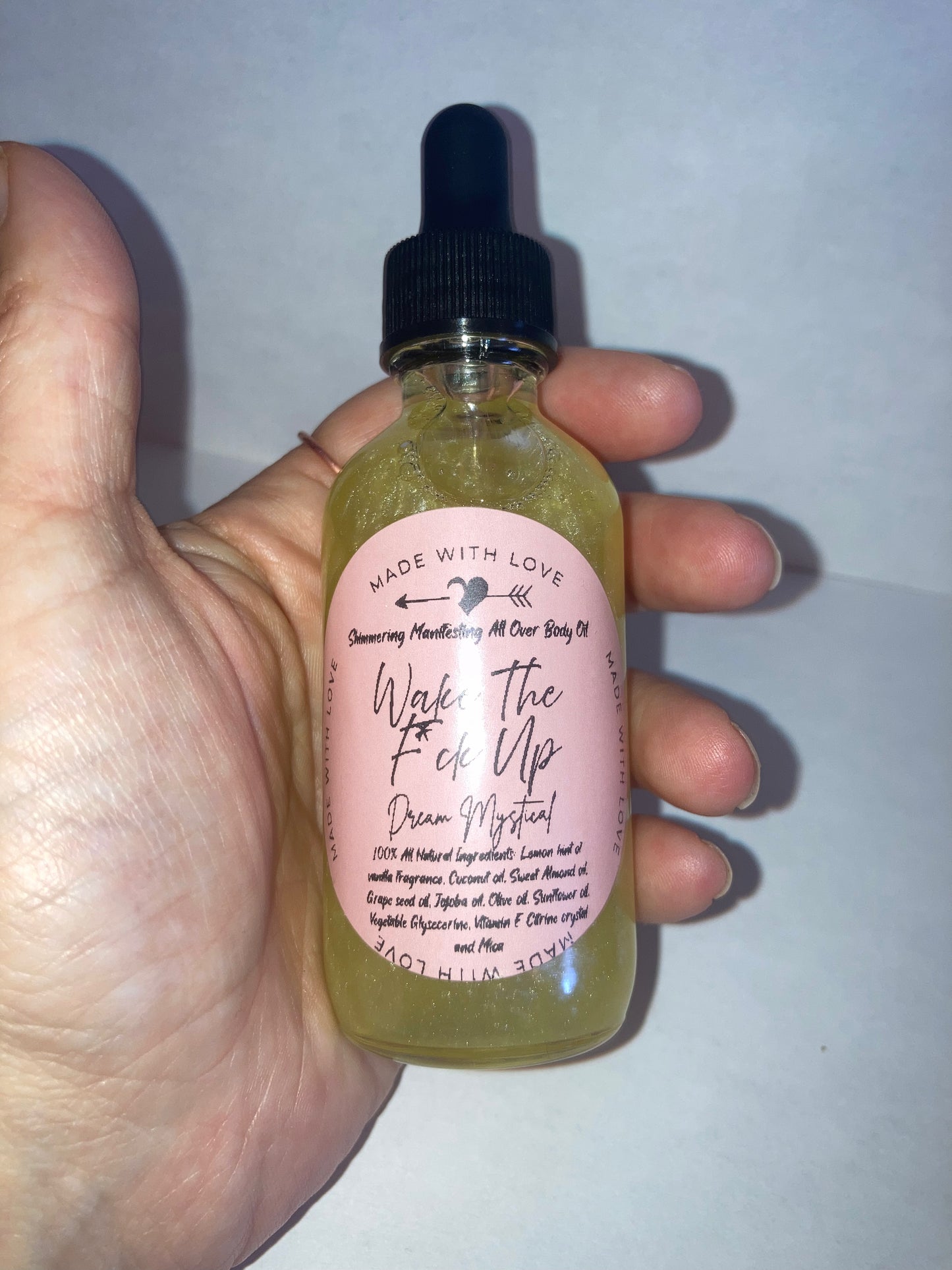 Wake the F*ck Up Lemon Solar Plexus Manifesting All Over Body and Ritual Oil Passionfruit Pineapple