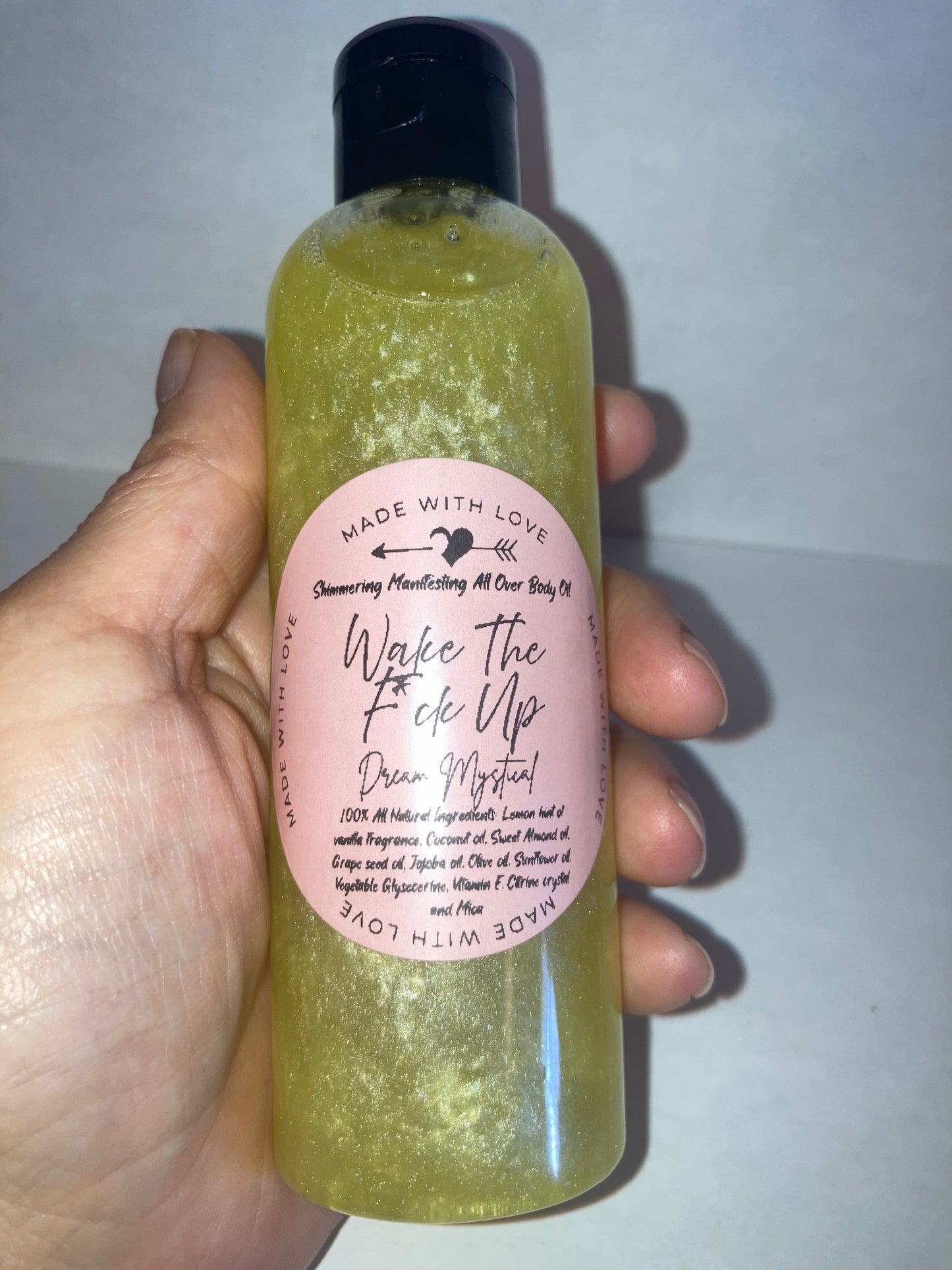 Wake the F*ck Up Lemon Solar Plexus Manifesting All Over Body and Ritual Oil Passionfruit Pineapple