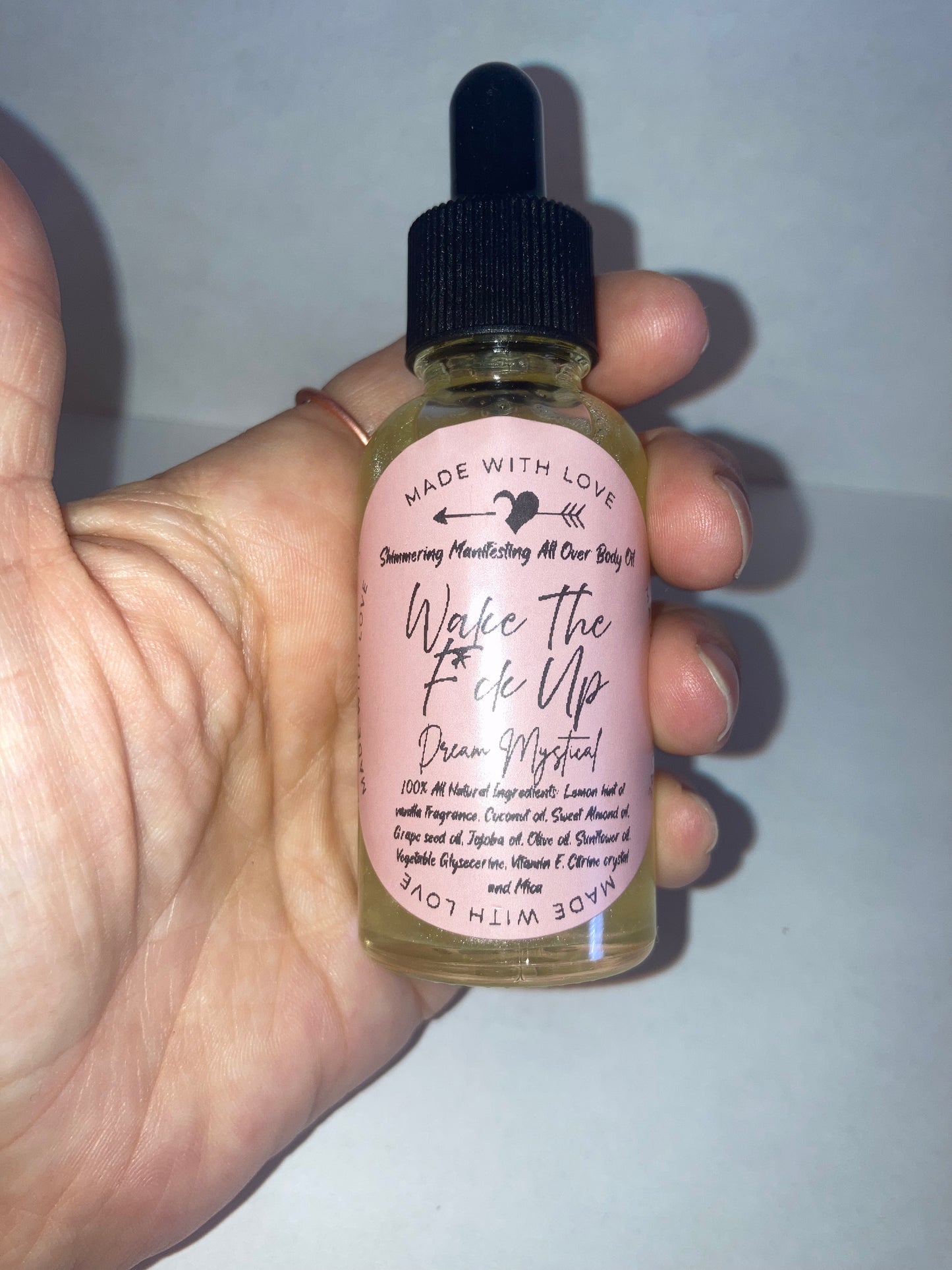 Wake the F*ck Up Lemon Solar Plexus Manifesting All Over Body and Ritual Oil Passionfruit Pineapple