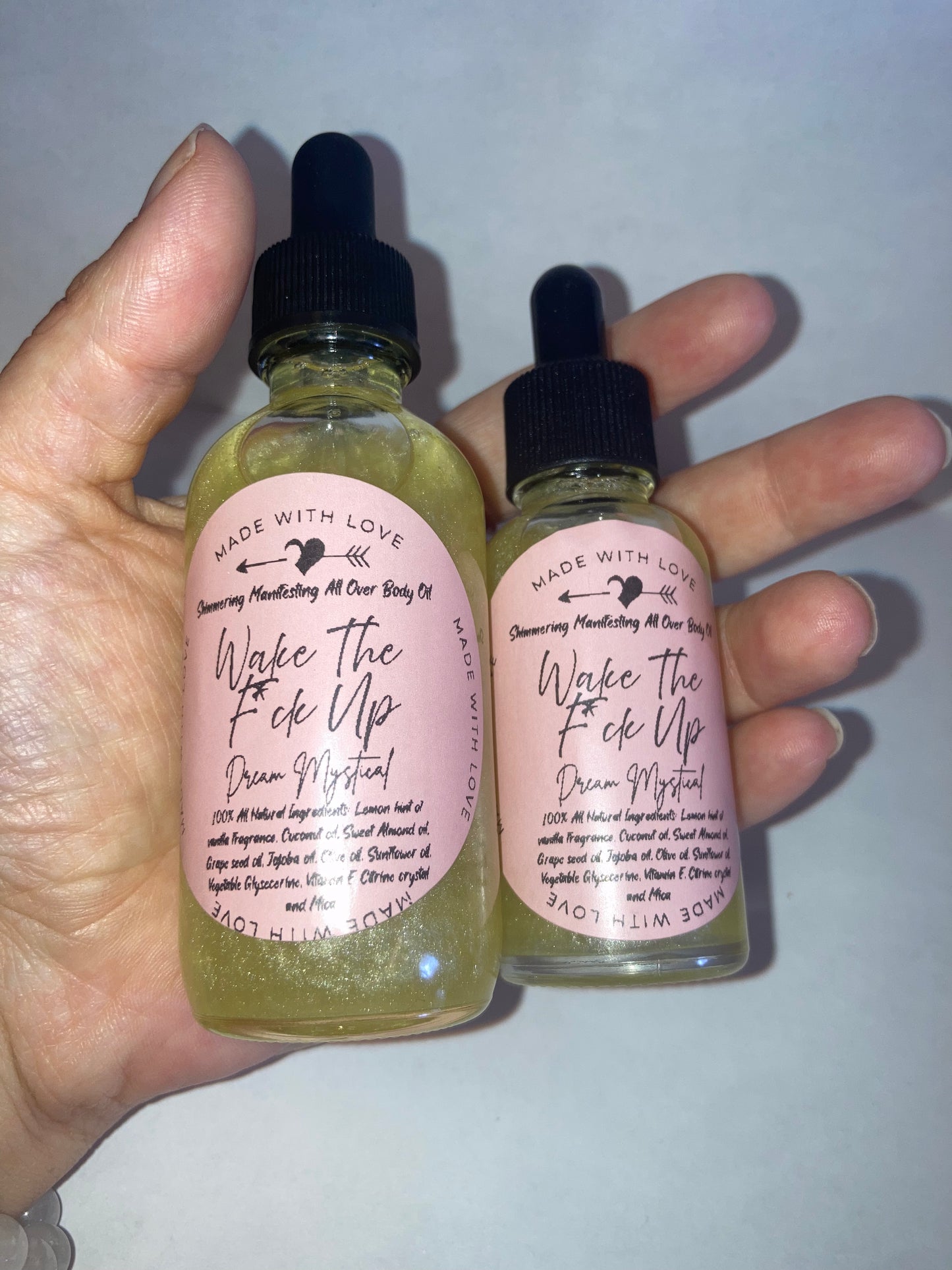 Wake the F*ck Up Lemon Solar Plexus Manifesting All Over Body and Ritual Oil Passionfruit Pineapple