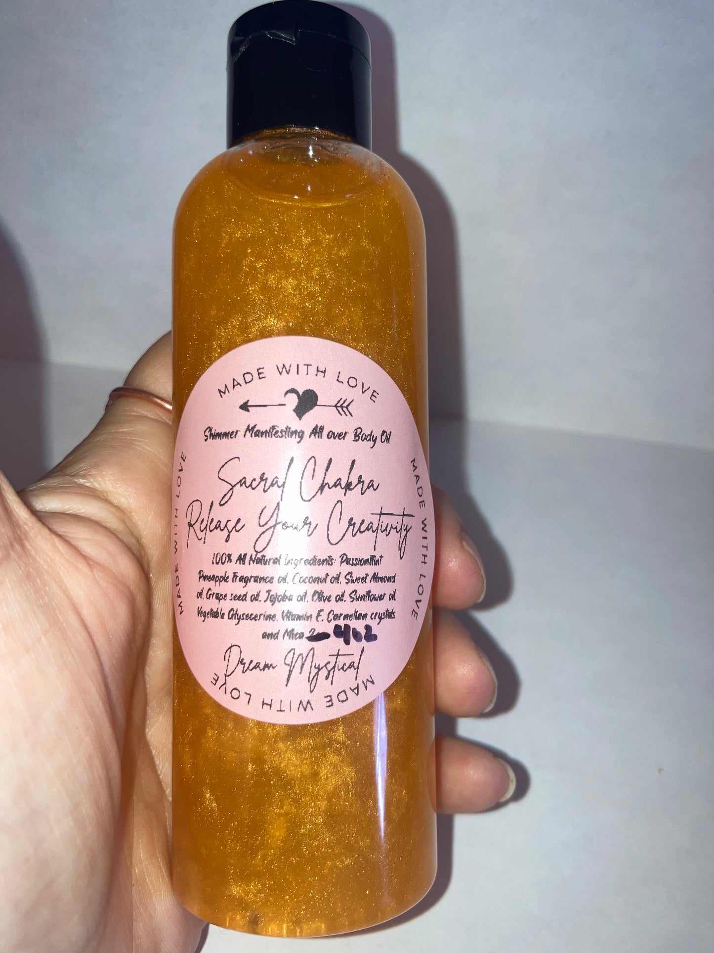 Sacral Chakra Release your creativity Manifesting All Over Body and Ritual Oil Passionfruit Pineapple