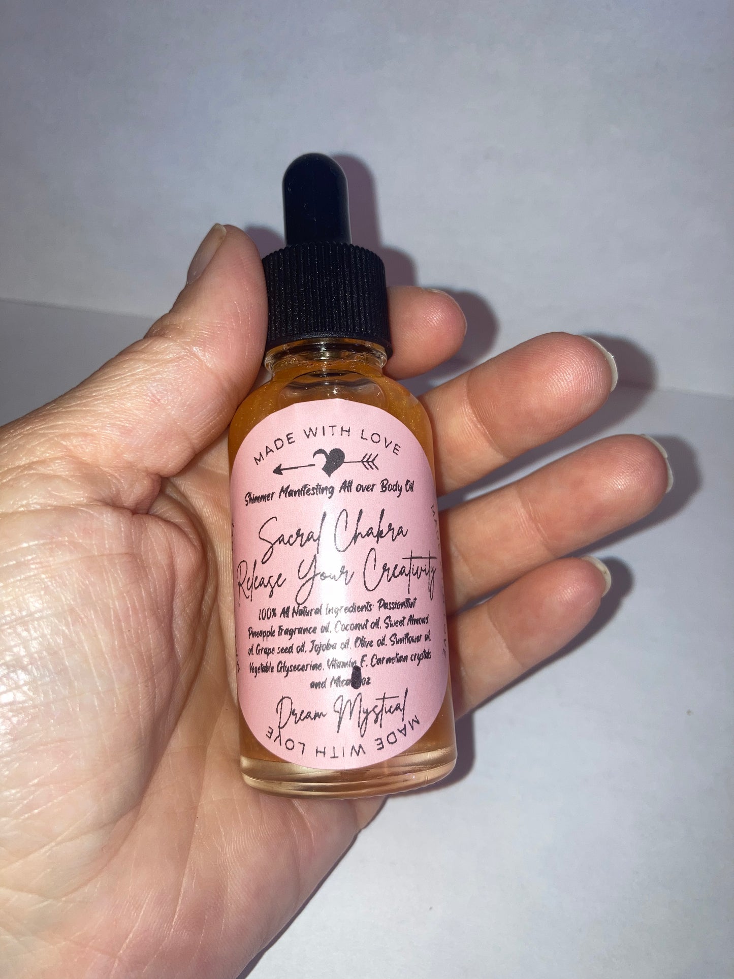 Sacral Chakra Release your creativity Manifesting All Over Body and Ritual Oil Passionfruit Pineapple