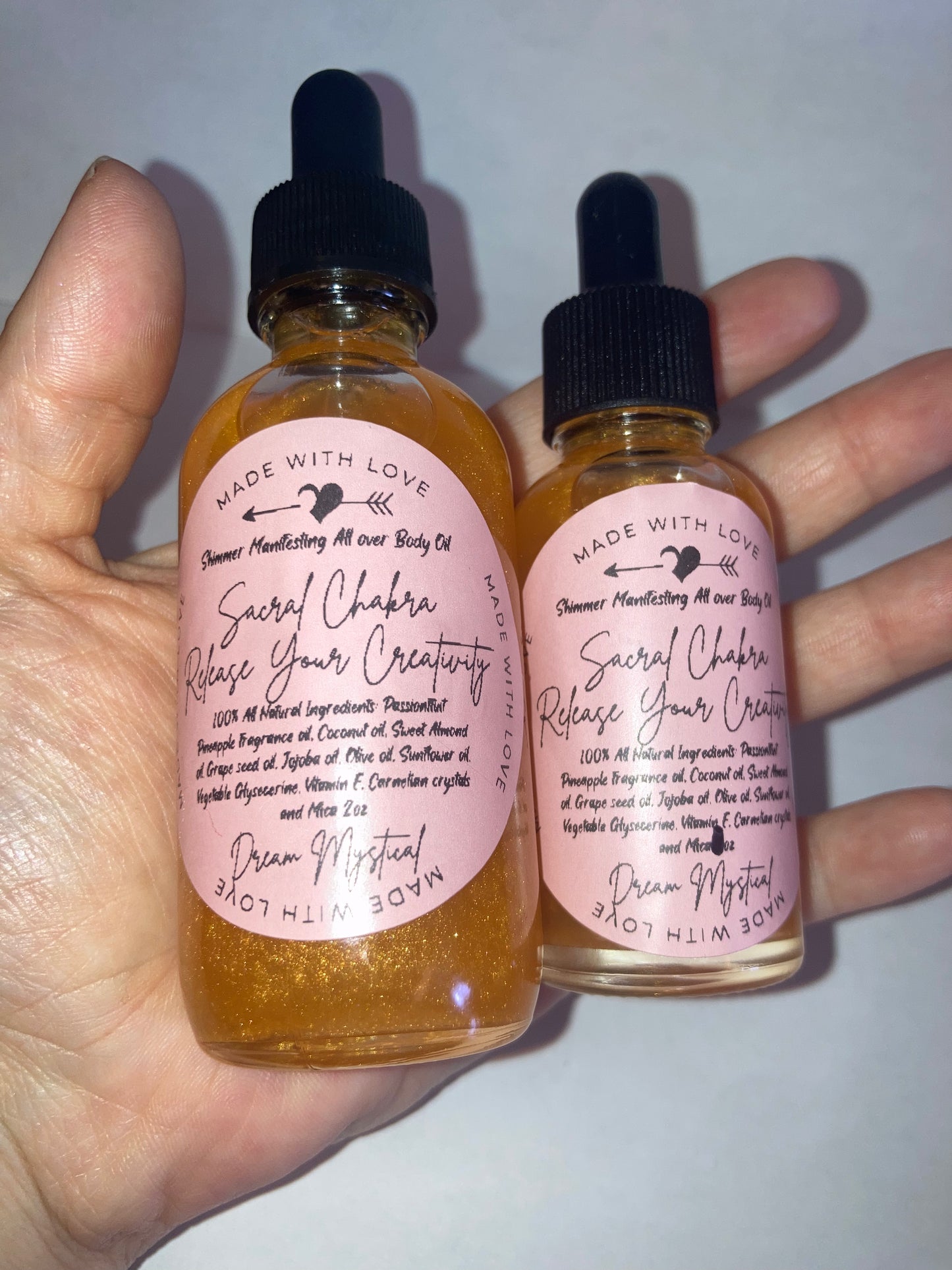 Sacral Chakra Release your creativity Manifesting All Over Body and Ritual Oil Passionfruit Pineapple