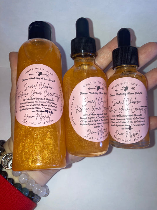 Sacral Chakra Release your creativity Manifesting All Over Body and Ritual Oil Passionfruit Pineapple
