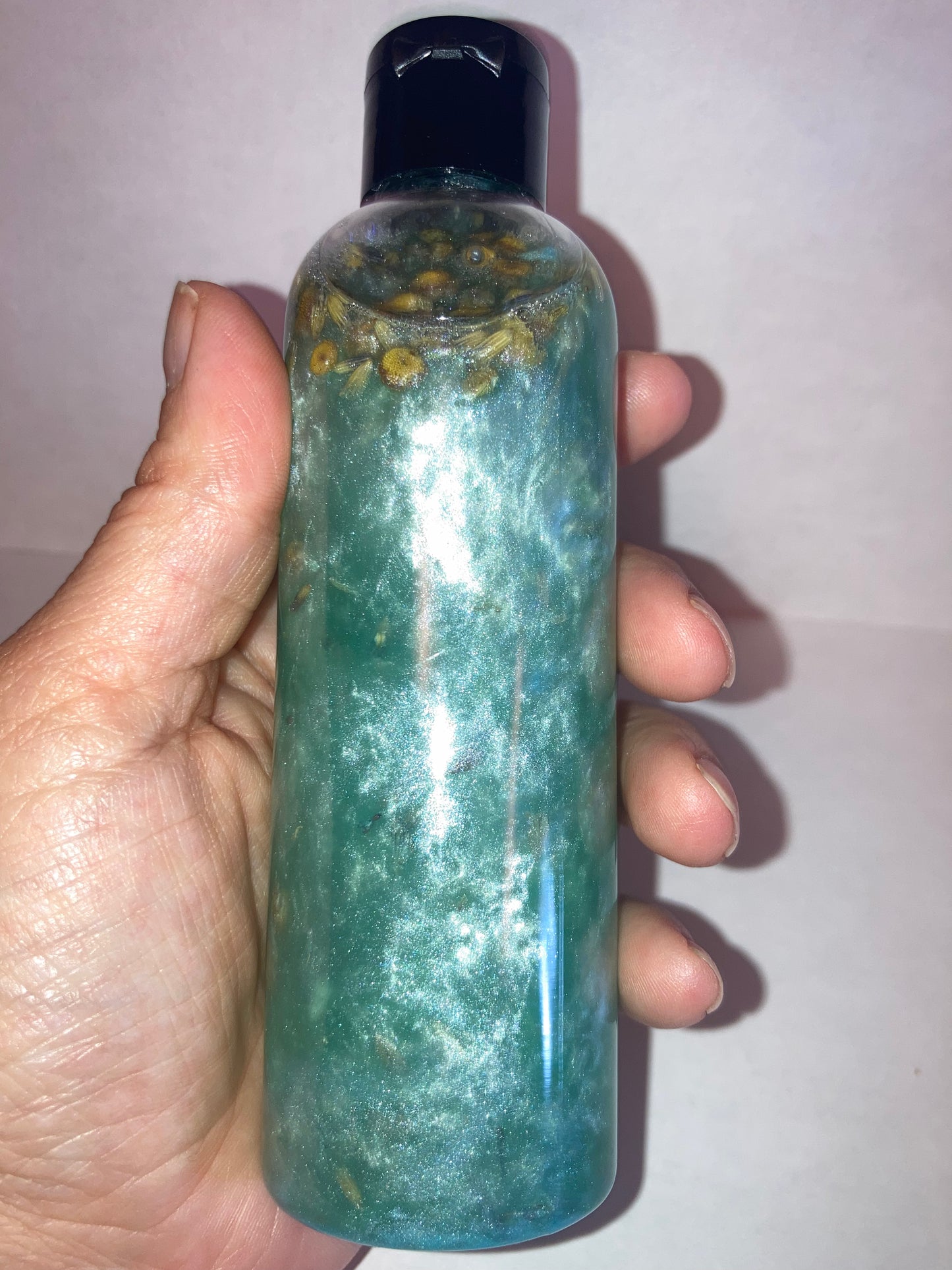 High Priestess Manifesting All Over Body & Ritual Oil Cashmere Musk and Vanilla handpicked flowers/herbs infused with Moonstone & Labradorite crystal chips
