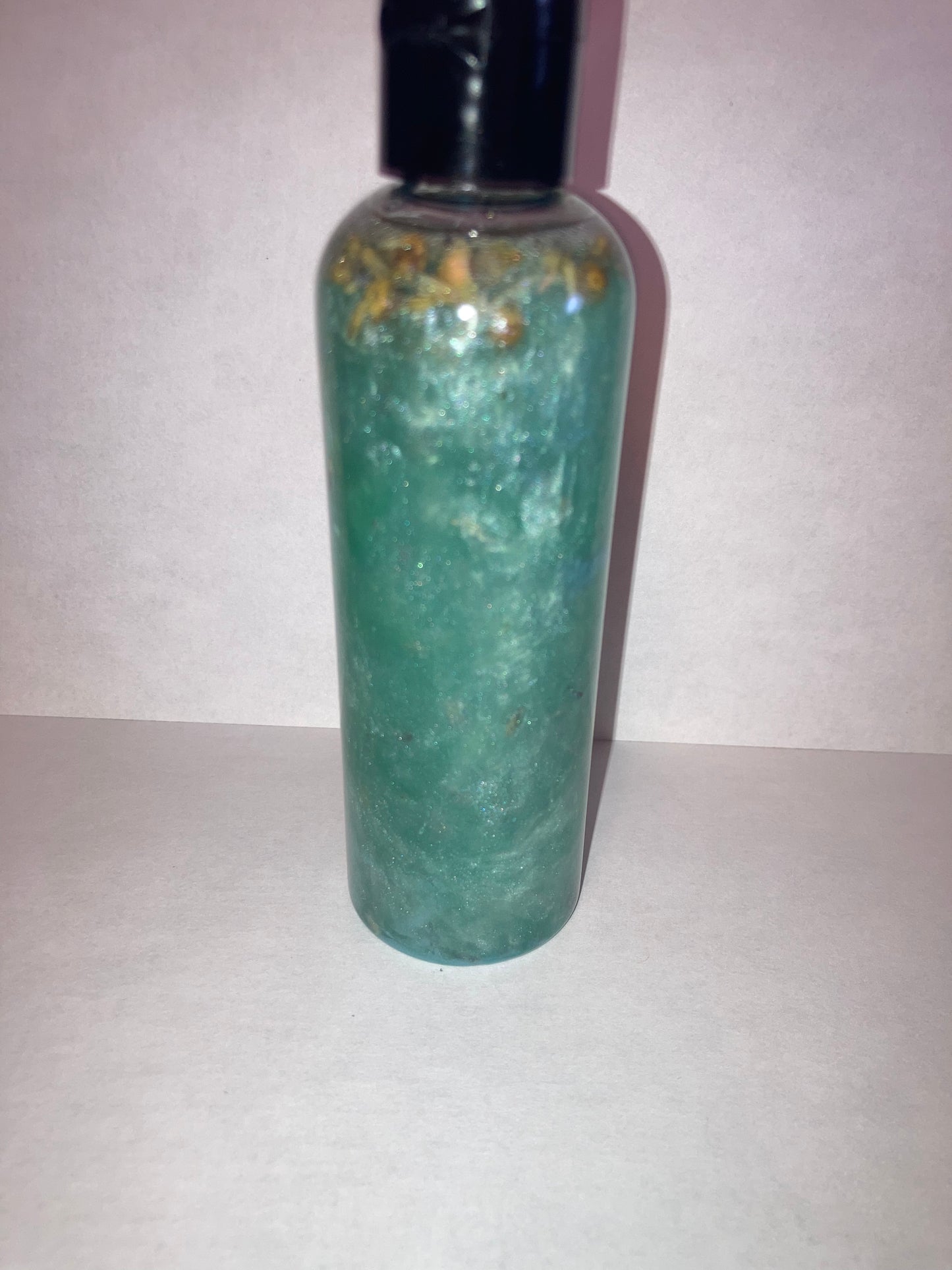 High Priestess Manifesting All Over Body & Ritual Oil Cashmere Musk and Vanilla handpicked flowers/herbs infused with Moonstone & Labradorite crystal chips