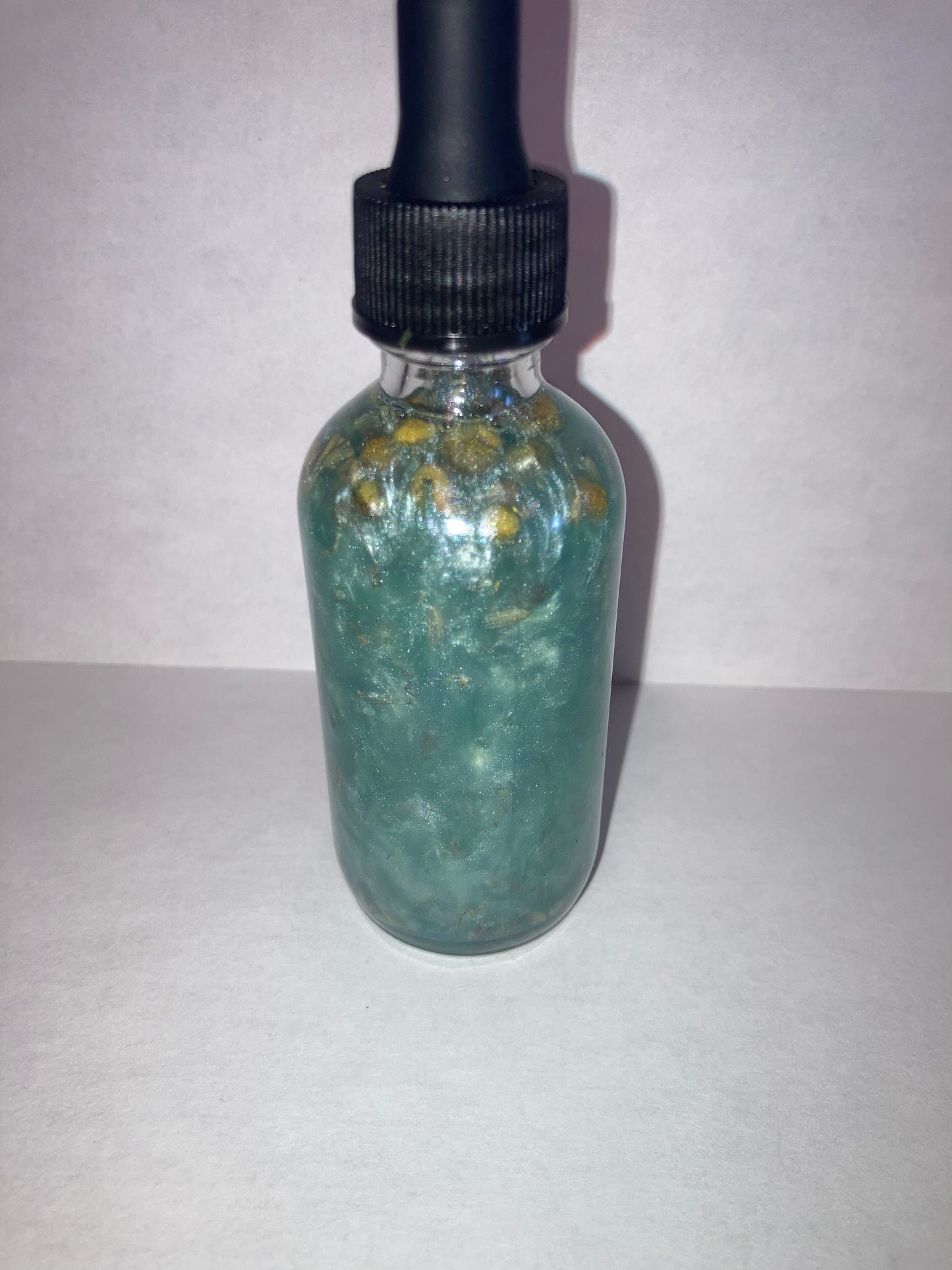 High Priestess Manifesting All Over Body & Ritual Oil Cashmere Musk and Vanilla handpicked flowers/herbs infused with Moonstone & Labradorite crystal chips