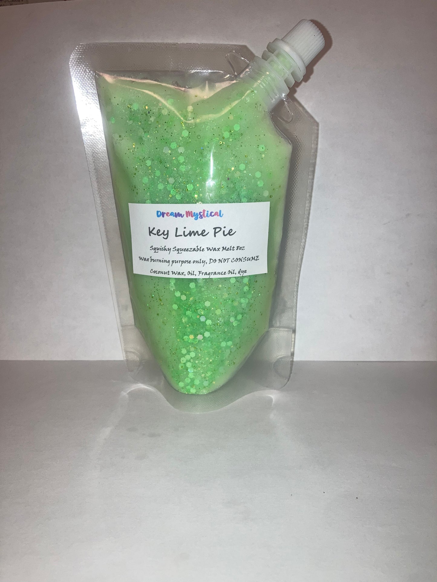 Keylime Pie Squeezable Squishy Wax Pouches melts in wax warmer Coconut wax Eco-friendly non toxic Different Scents