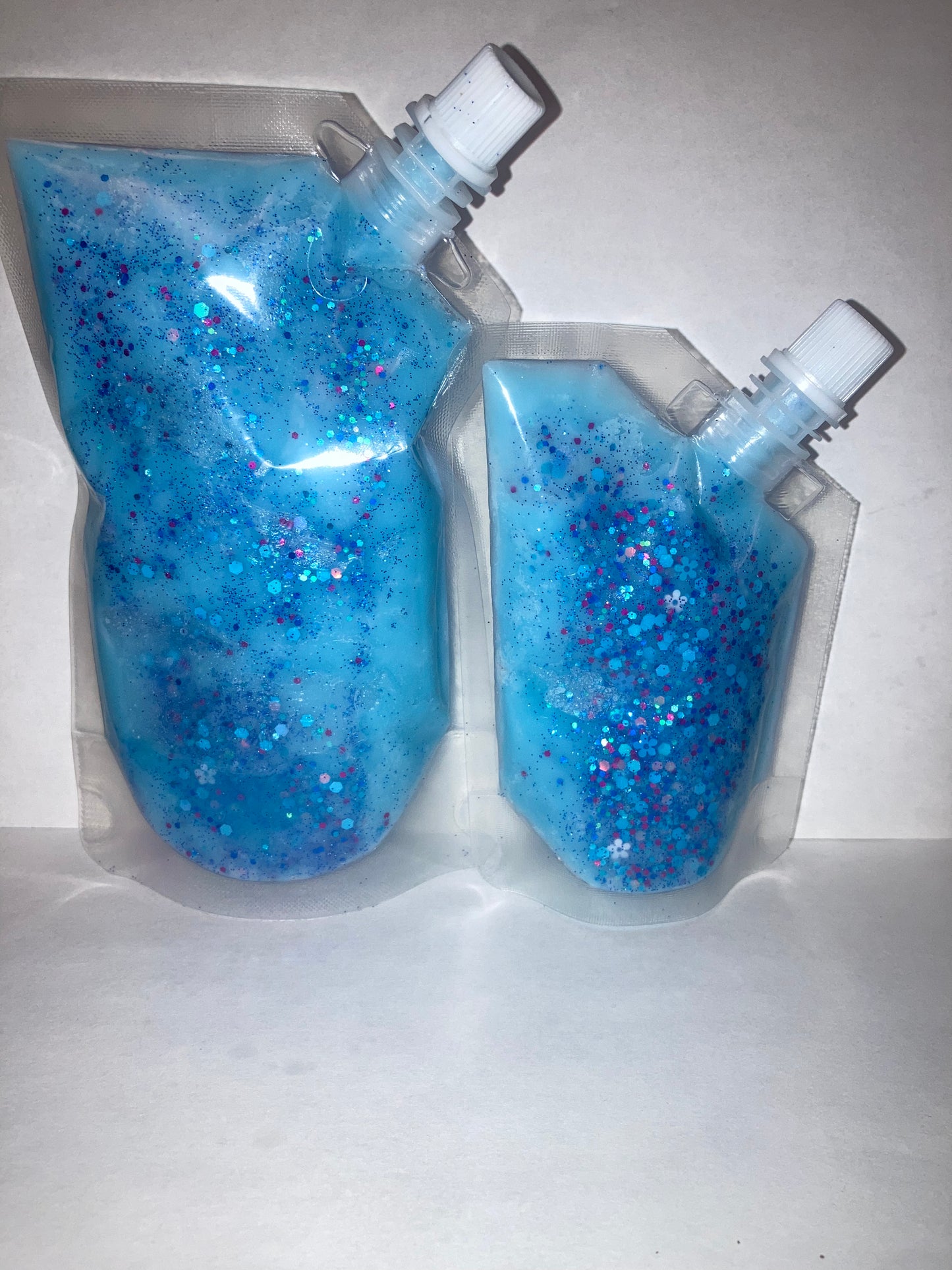 Berry Blue Squeezable Squishy Wax Pouches melts in wax warmer Coconut wax Eco-friendly non toxic Different Scents
