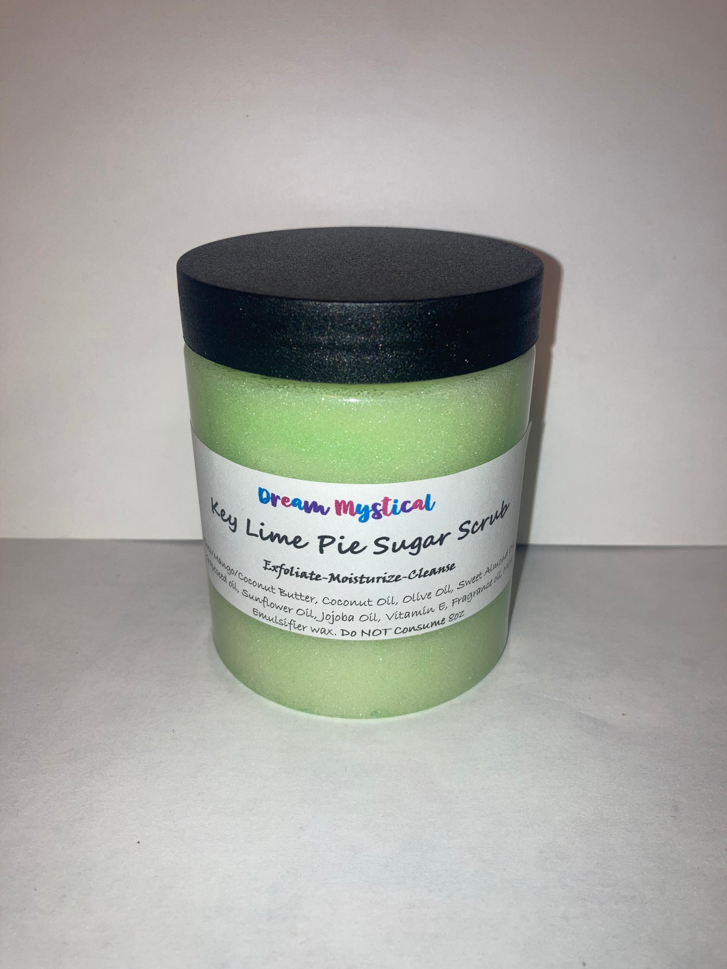 Keylime Pie Sugar Srub Exfoliate Moisturizer Cleanse Heals All Natural handmade