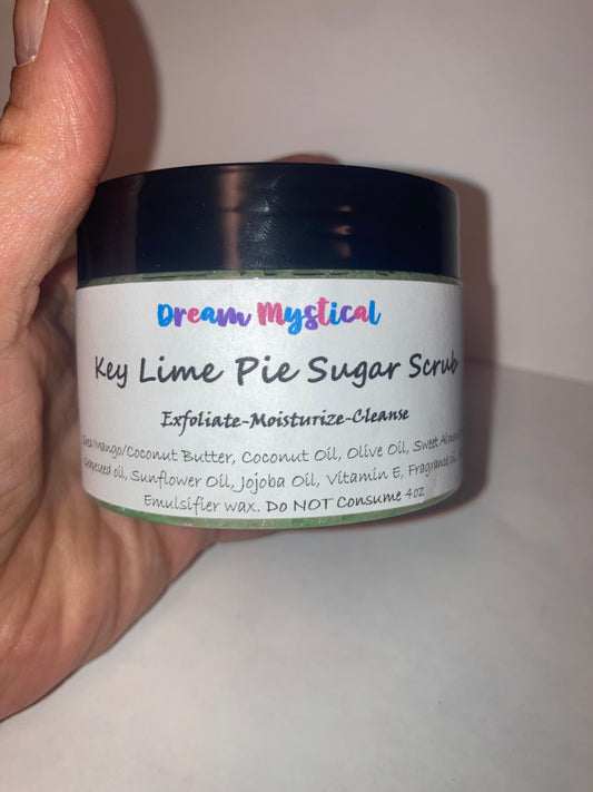 Keylime Pie Sugar Srub Exfoliate Moisturizer Cleanse Heals All Natural handmade