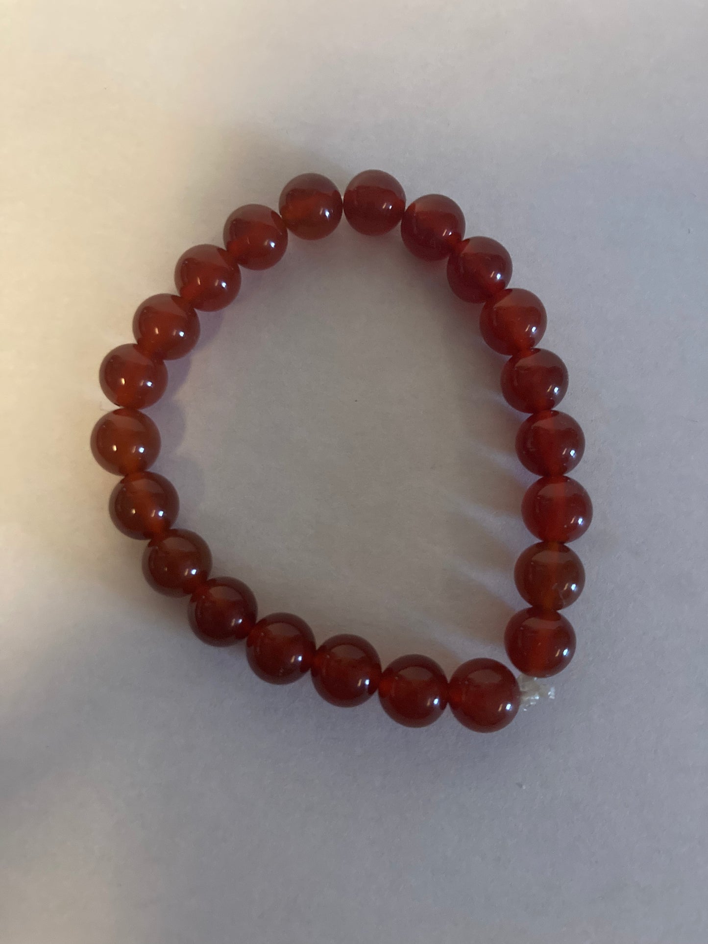 ISIS GODDESS Orange Carnelian Natural Genuine Healing Crystal Bracelet 8MM beads