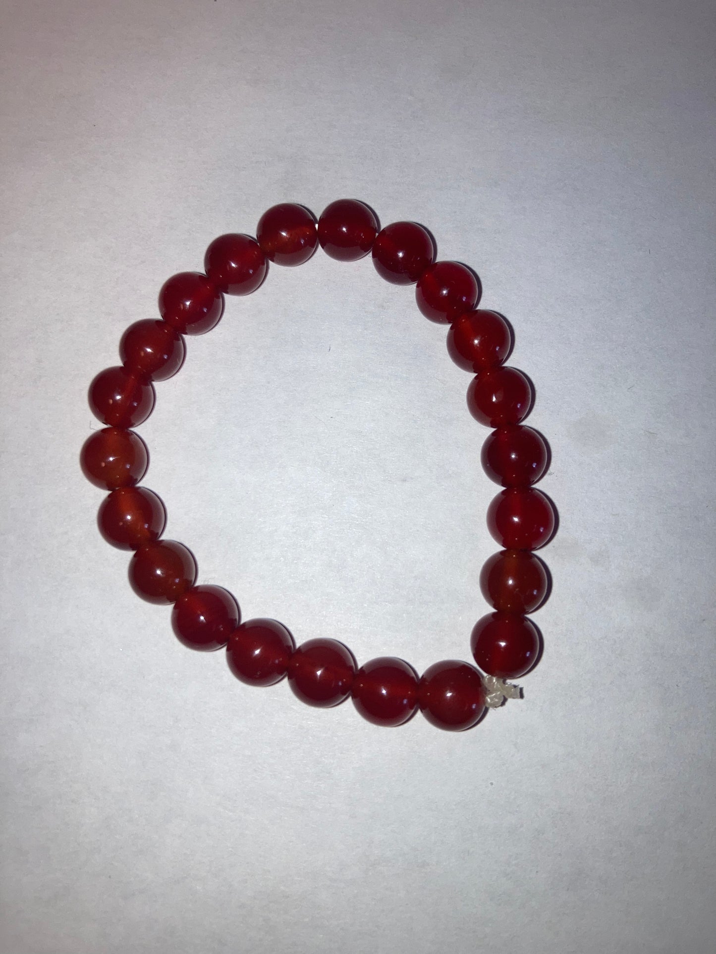 ISIS GODDESS Orange Carnelian Natural Genuine Healing Crystal Bracelet 8MM beads
