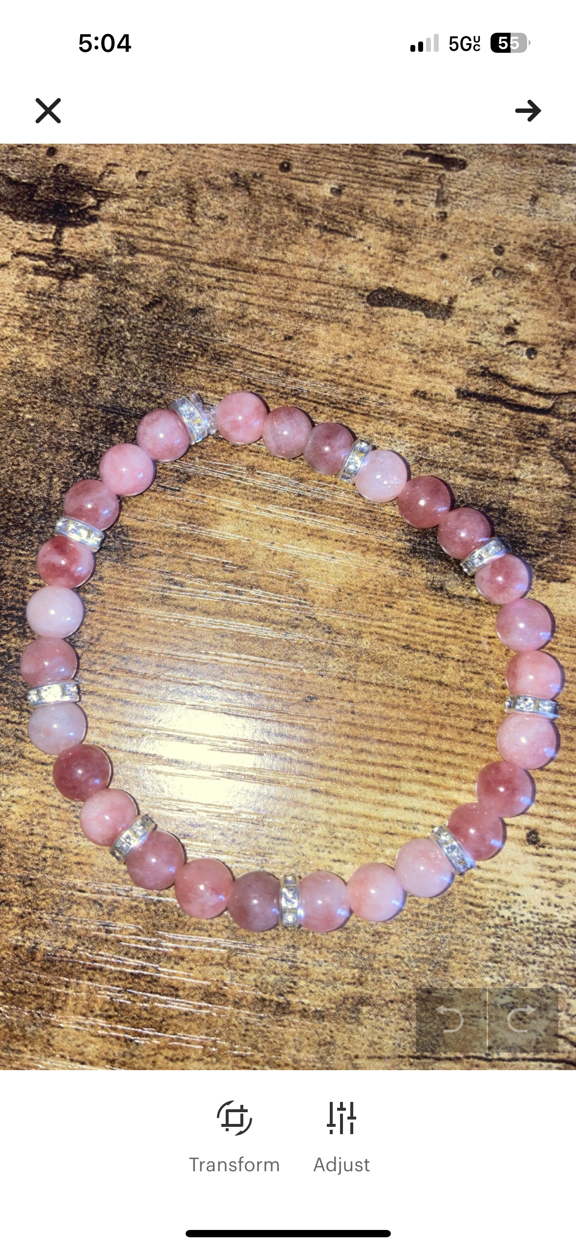 6MM Goddess Sekhmet Sunstone Natural Genuine Reiki Healing Crystal Bracelet with Gorgeous spacers