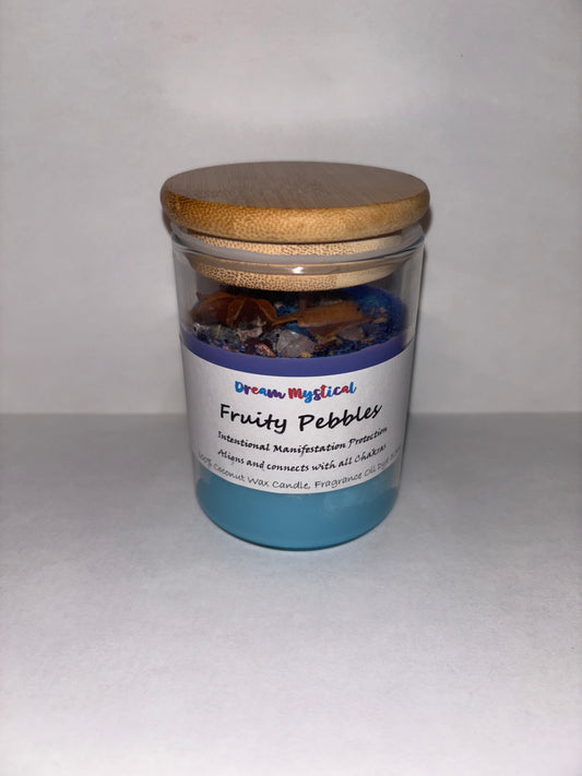 Fruity Pebbles Chakra Alignment & Protection Candle – 5.5oz