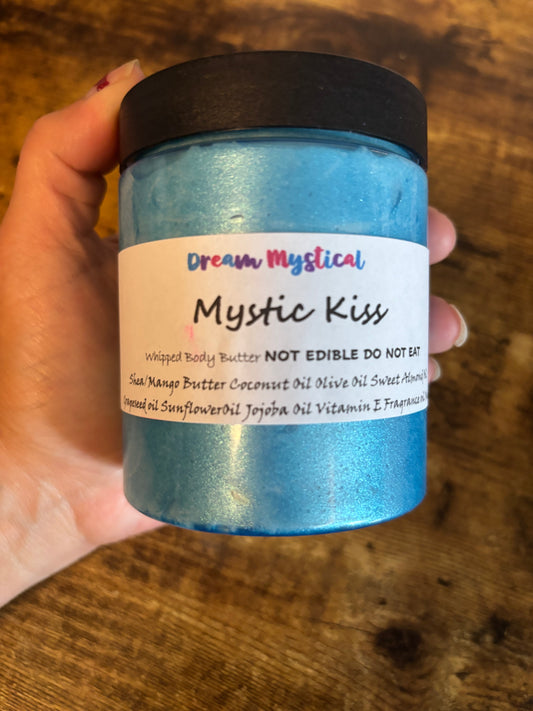 Mystic Kiss Whipped Body Butter Moisturizer with Coconut Shea &Mango Butter and other natural oils for soft glowing skin