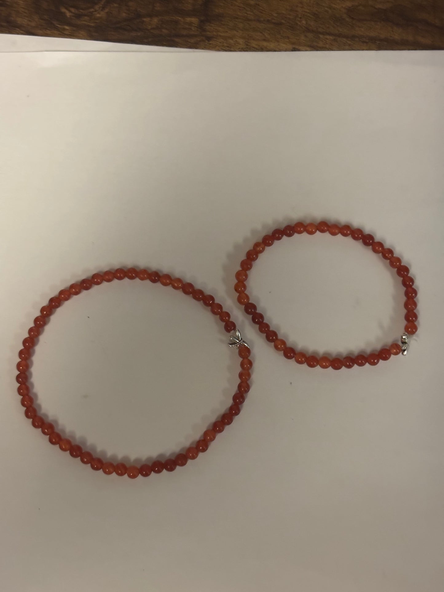 ISIS GODDESS Orange Carnelian Natural Genuine Healing Crystal Bracelet 8MM beads