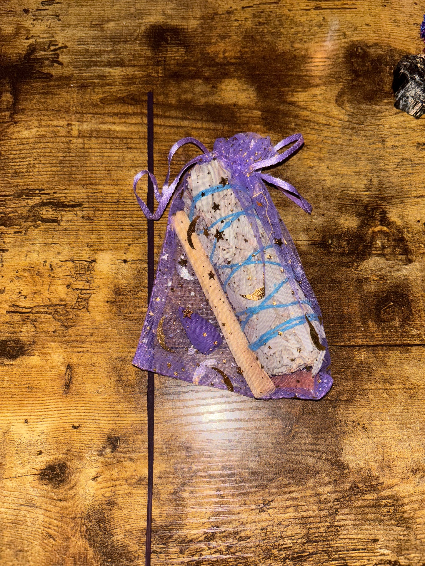 Deluxe Spiritual Protection Kit 🧿✨ Evil Be Gone Smudge + Spray + Raw Crystal Sage Palo Santo Bundles