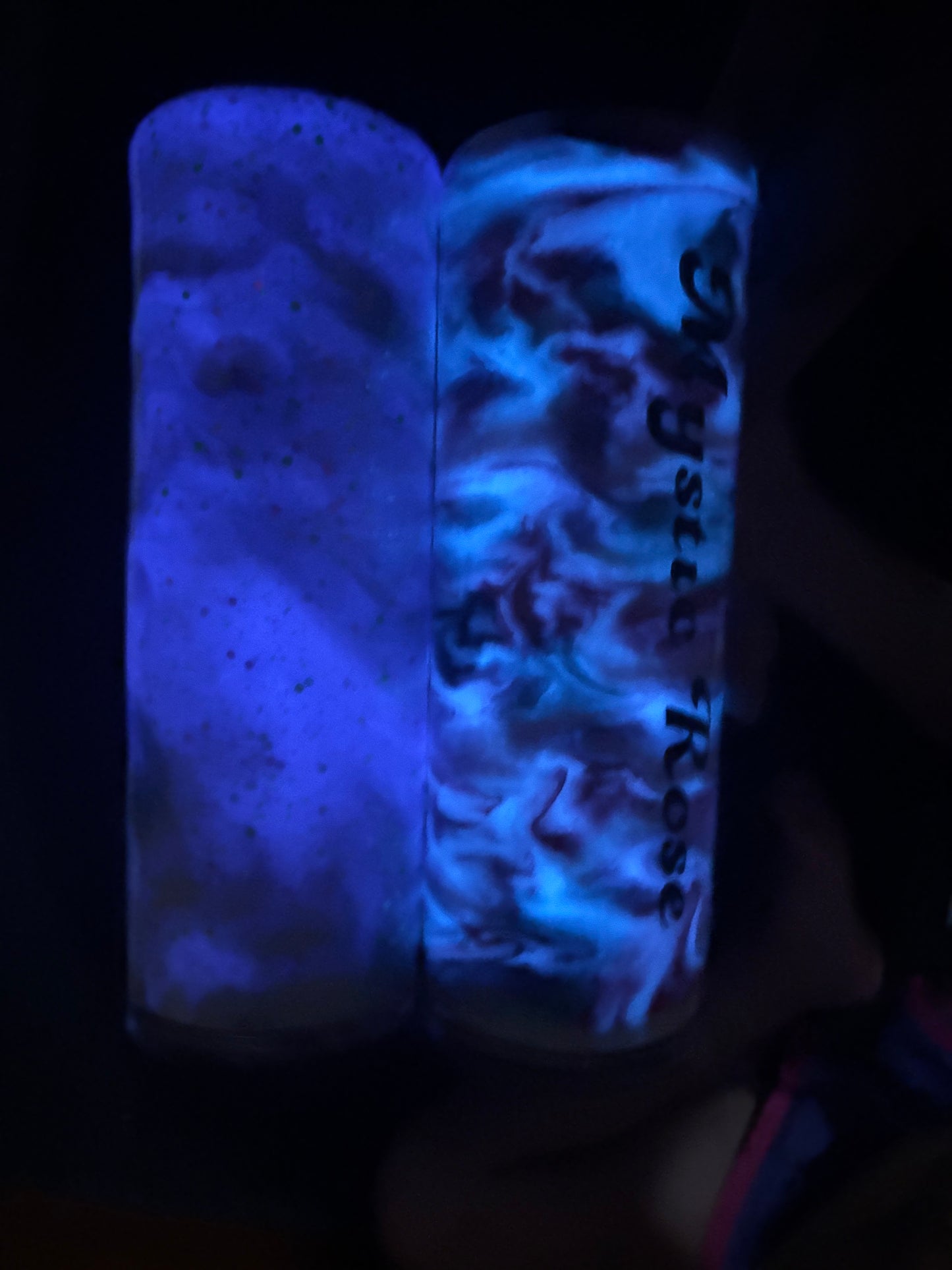 Back with the truth Bringing the dark into the light Mystic Rose Tumblers