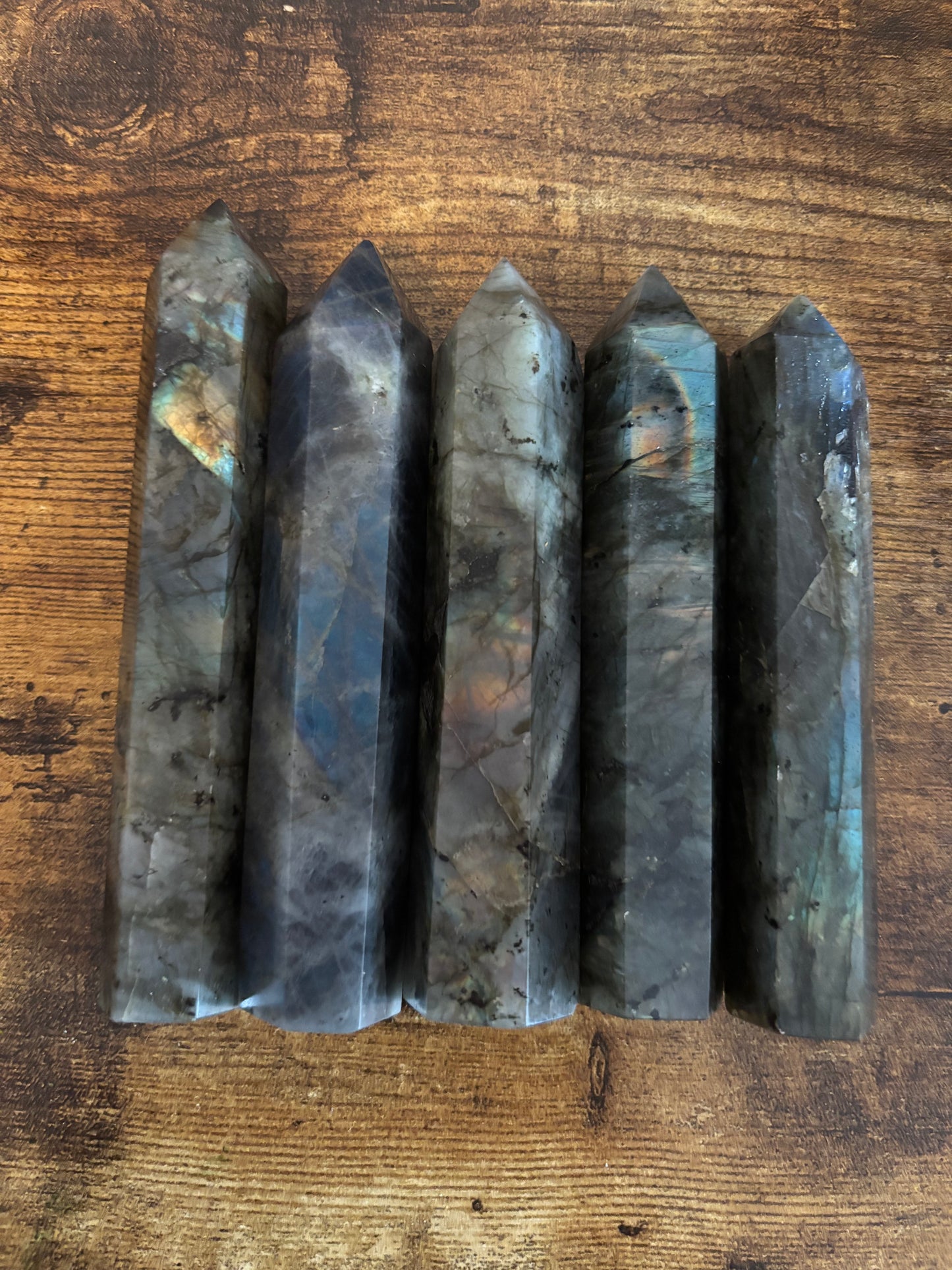 Labradorite Crystal Tower | Intuition, Protection & Transformation | Crown, Third Eye & Throat Chakra