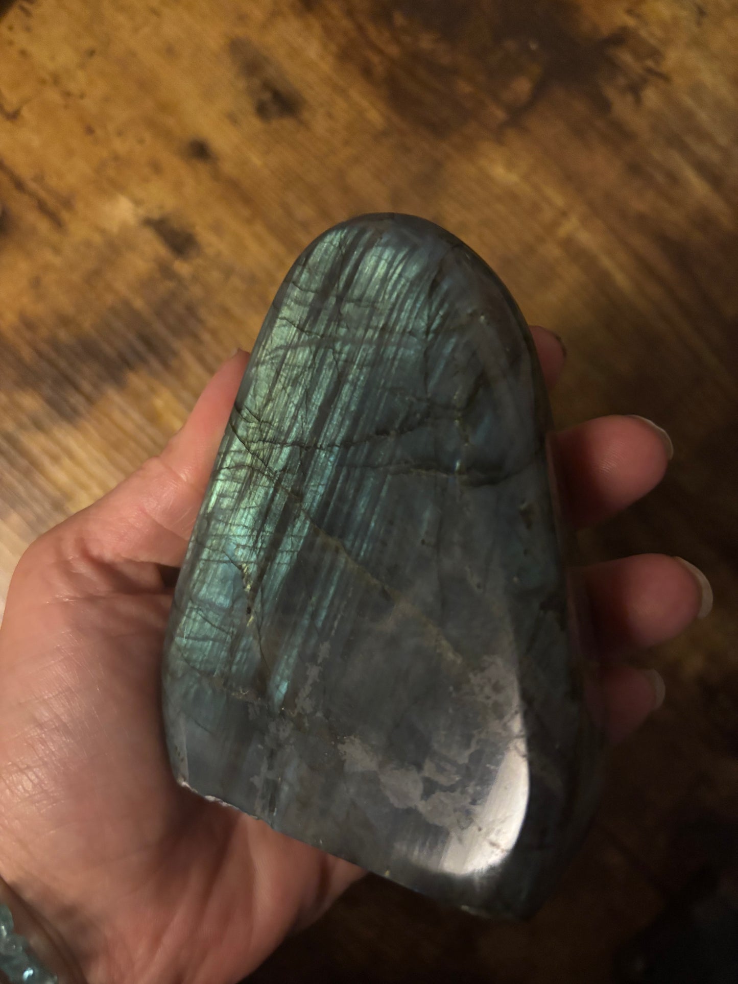 🌌 Labradorite Freeform (400g) | Protection, Intuition & Transformation | Crown, Third Eye & Throat Chakra
