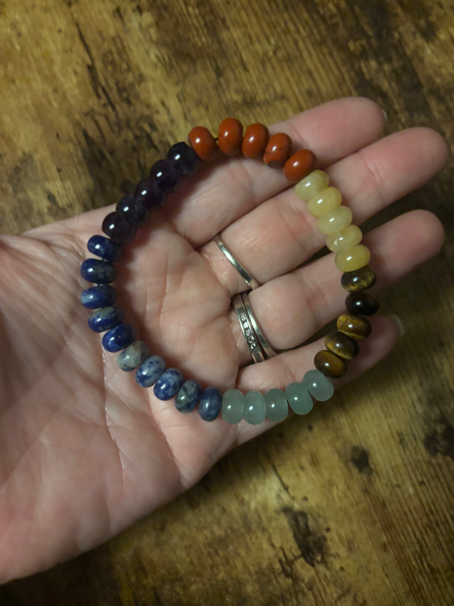 🌈 Divine Alignment – 7 Chakra Healing Crystal Bracelet 💖
Balance • Energy • Harmony