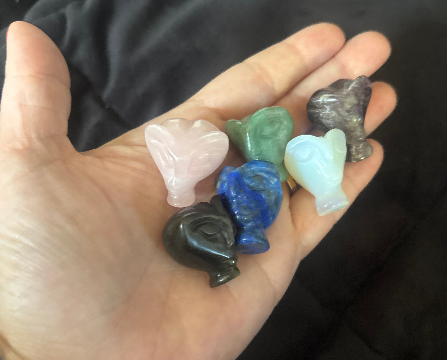 Mini Crystal Galactic Alien Heads