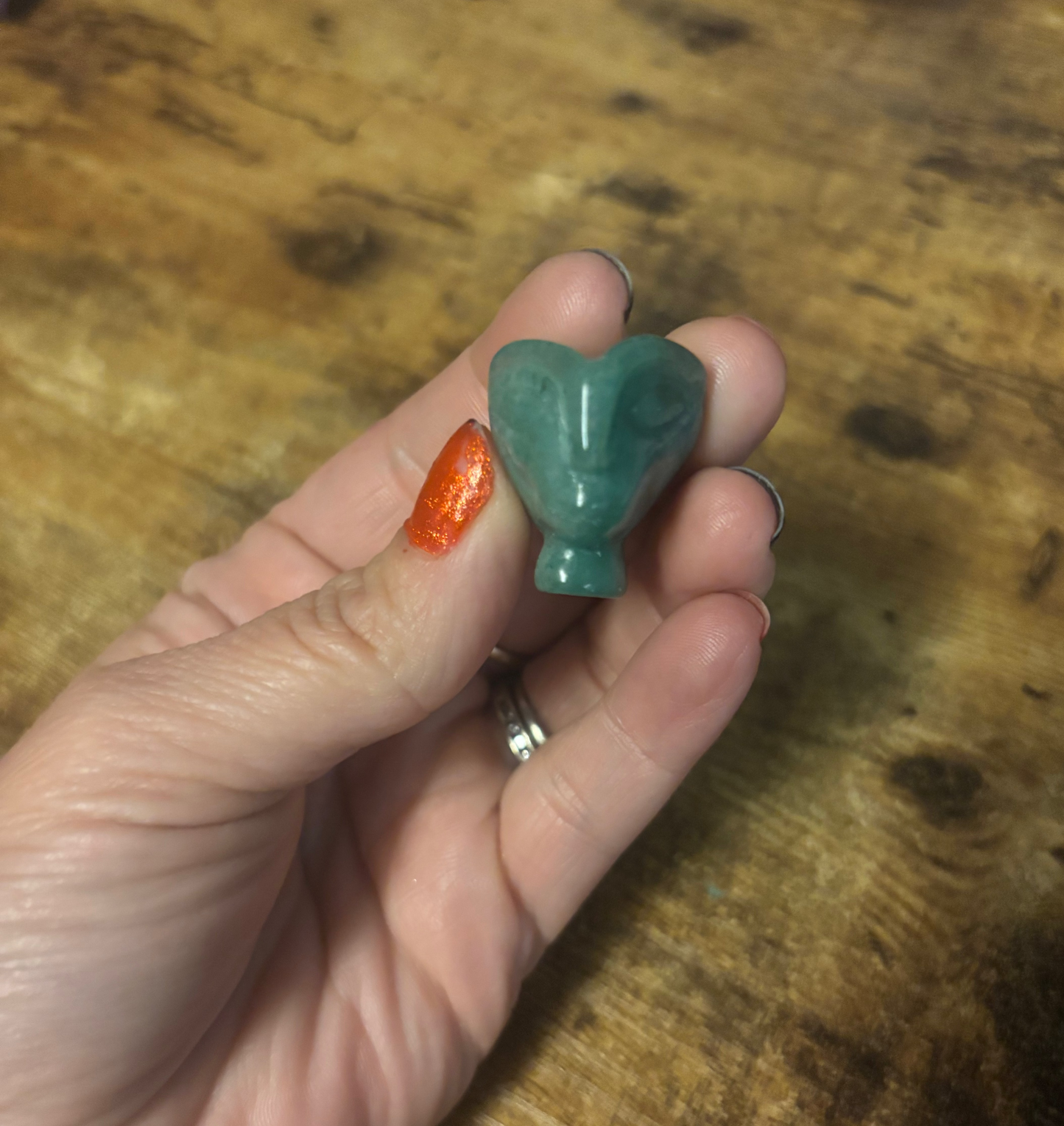 Mini Crystal Galactic Alien Heads