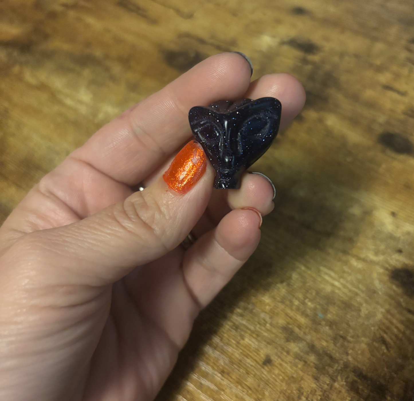 Mini Crystal Galactic Alien Heads