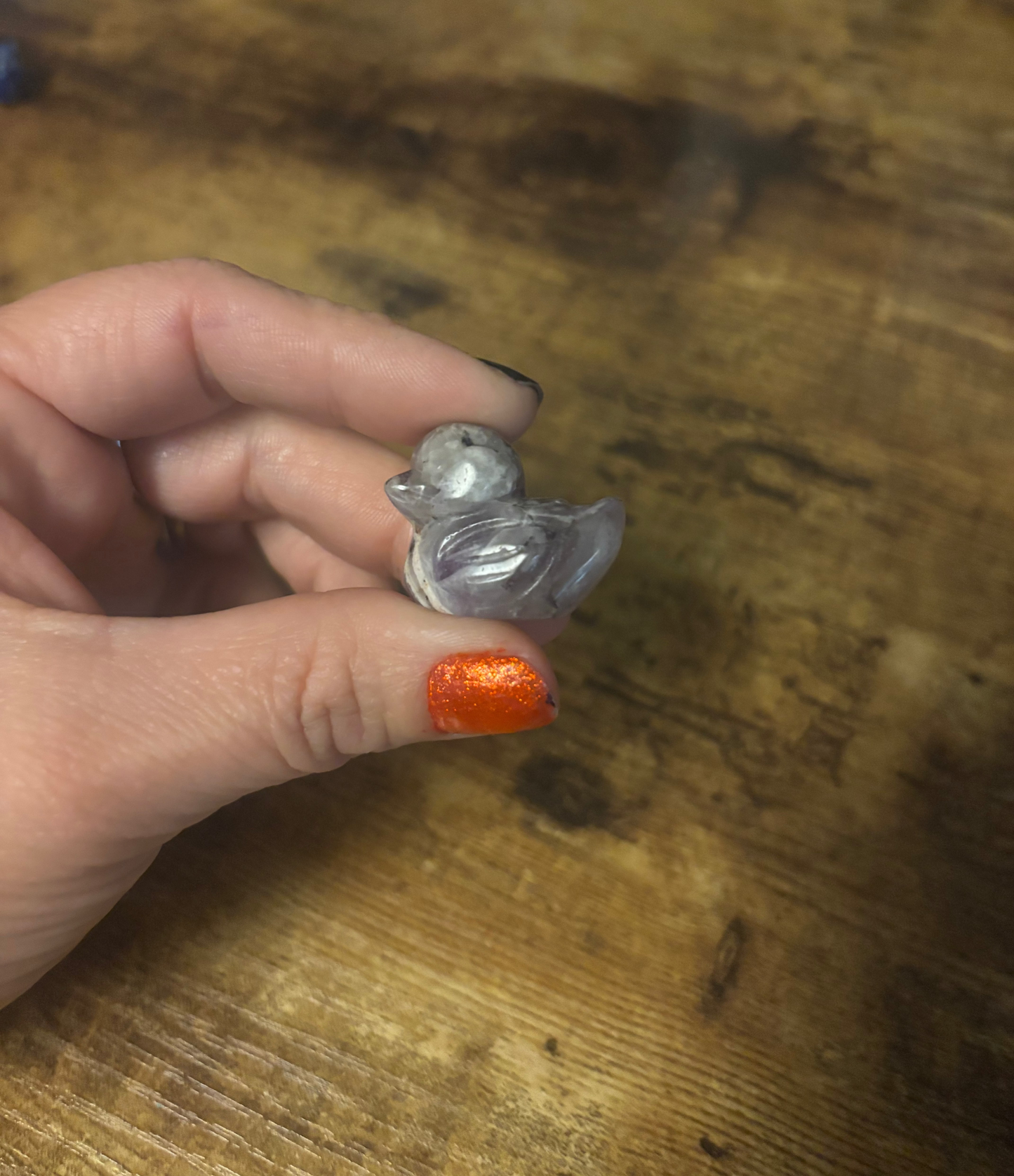 🦆 Mystic Mini Crystal Duck Carvings – Spirit of Calm & Guidance
