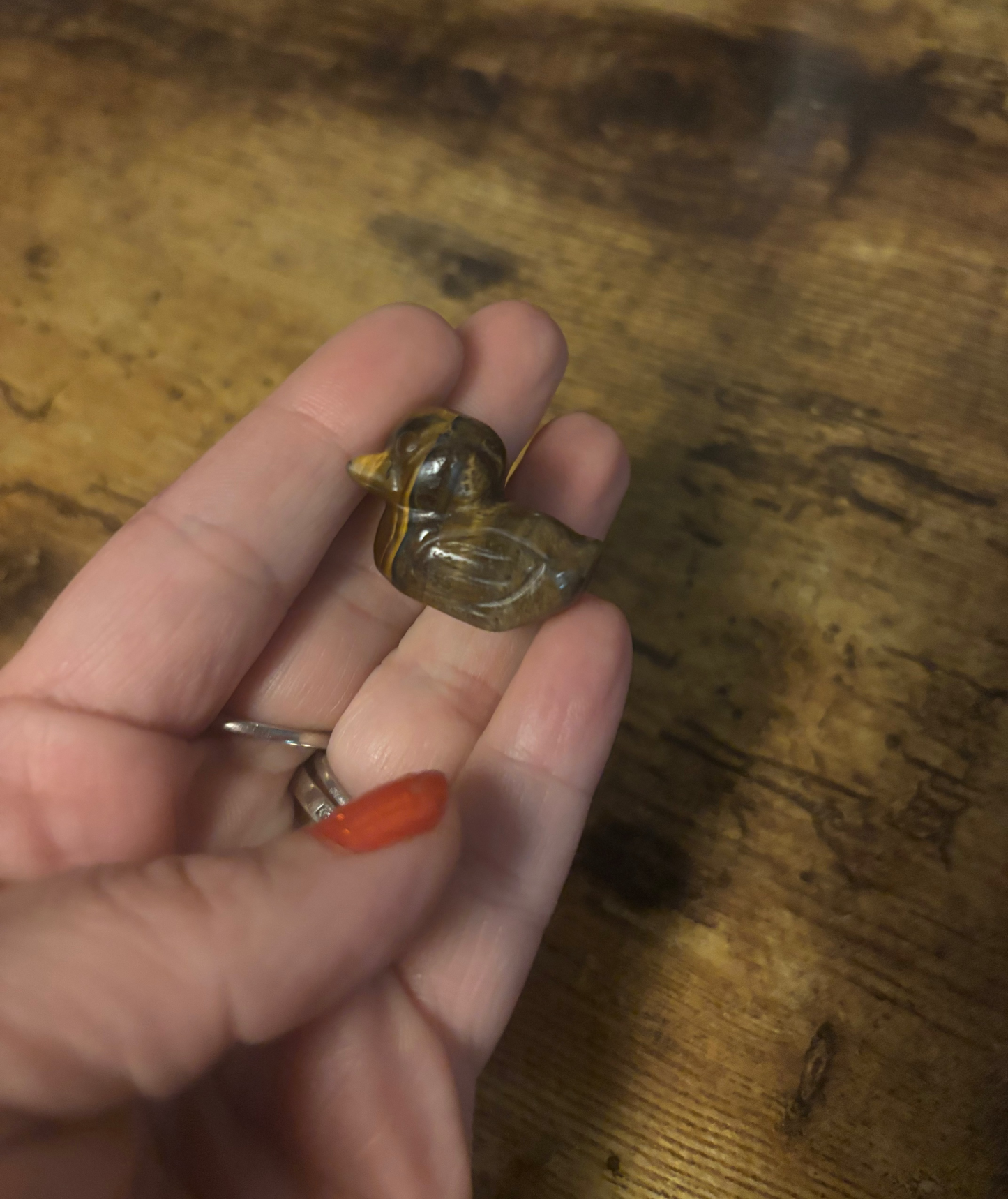 🦆 Mystic Mini Crystal Duck Carvings – Spirit of Calm & Guidance