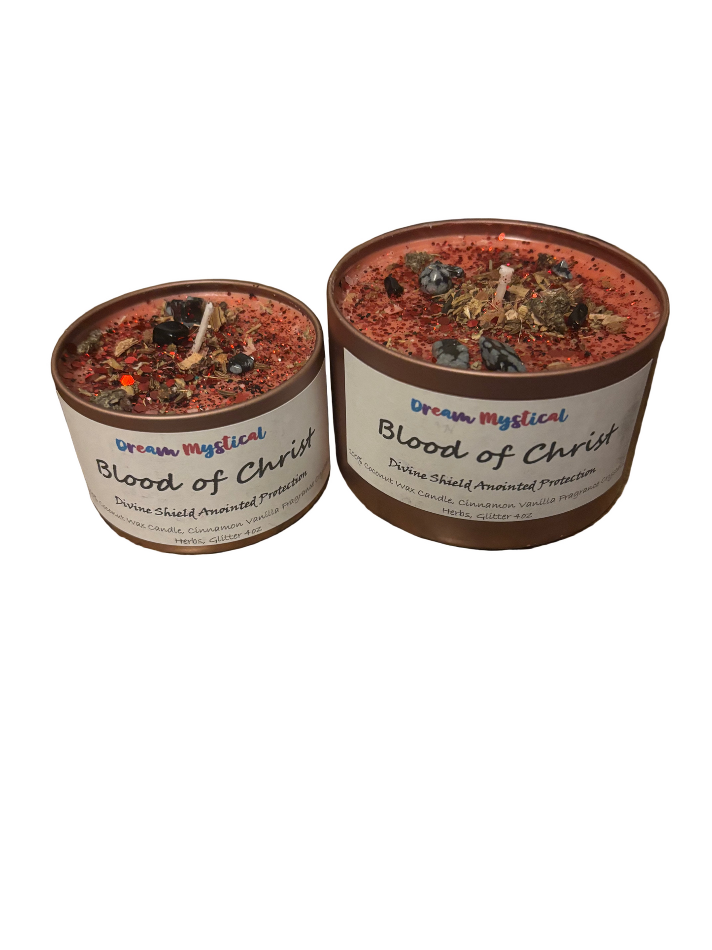 Blood of Christ – Divine Shield Anointed Protection Coconut Wax Candle