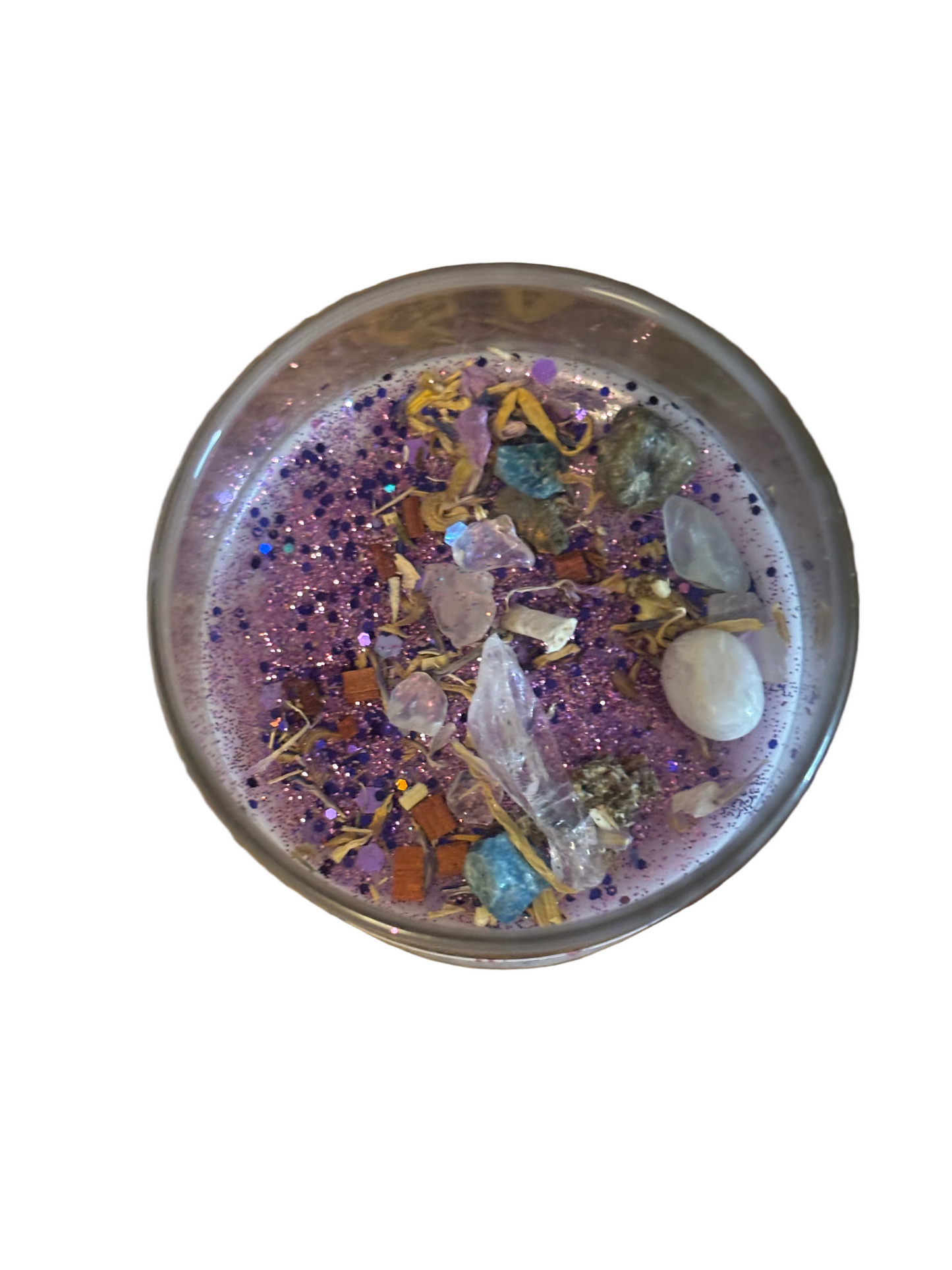 💫Level Up – Enlightenment & Ascension Intention Candle | Crown Chakra Activation | Spiritual Growth & Higher Awareness 100% coconut Wax