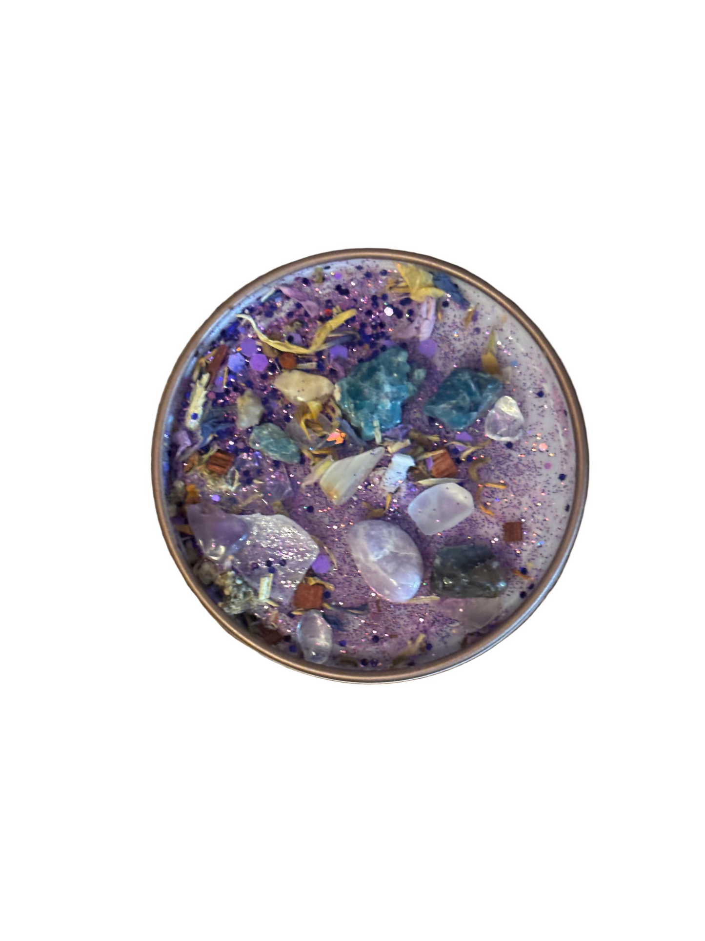 💫Level Up – Enlightenment & Ascension Intention Candle | Crown Chakra Activation | Spiritual Growth & Higher Awareness 100% coconut Wax