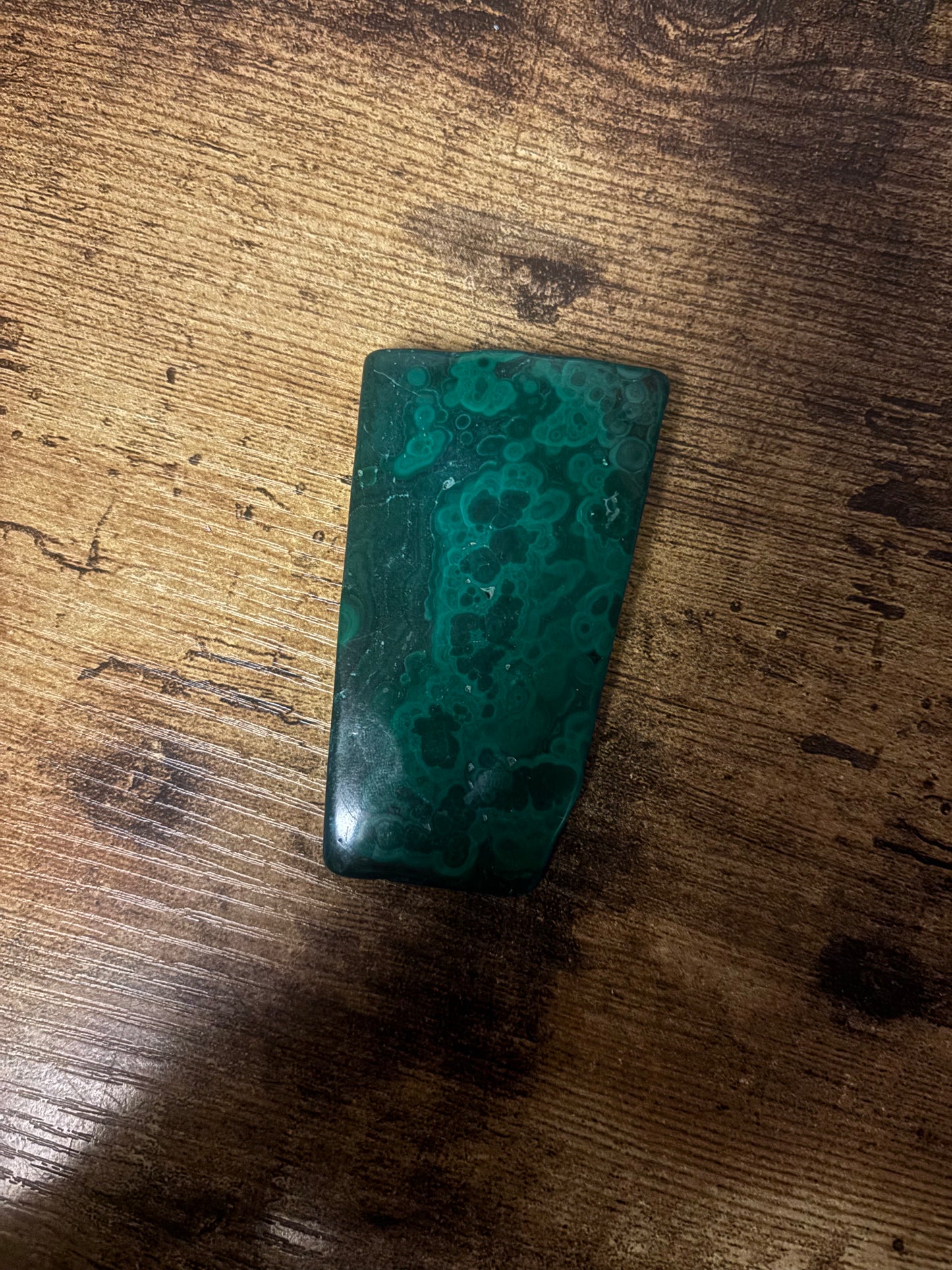 Deep Green Malachite Shielding & Healing Slab Protection & Heart Chakra Transformation– 115g