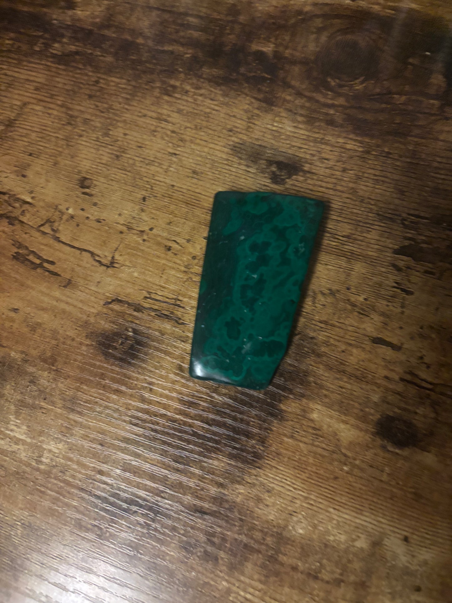 Deep Green Malachite Shielding & Healing Slab Protection & Heart Chakra Transformation– 115g