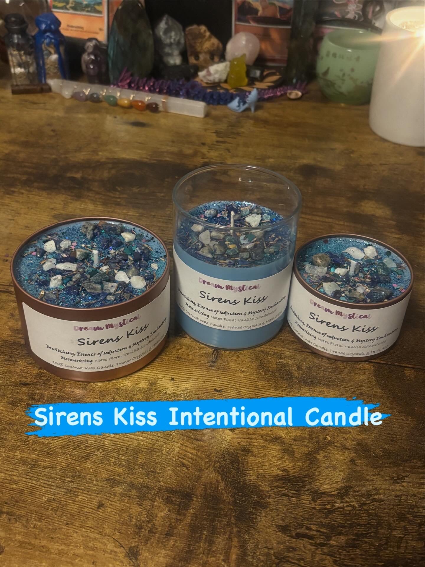 Siren’s Kiss Manifestation Candle – Seduction, Confidence & Divine Feminine Energy