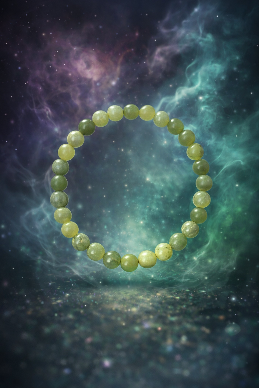 💚 Kundalini Awakening Serpentine Jade Genuine Crystal Bracelet