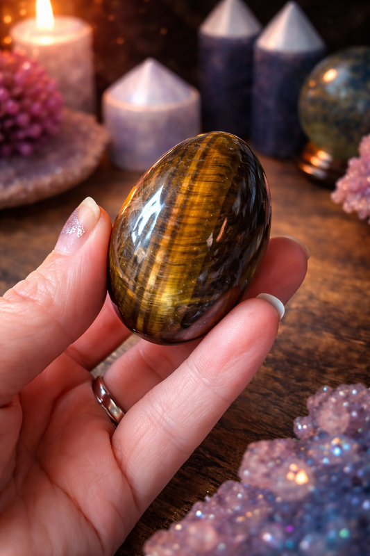 Golden Tiger’s Eye Protection Egg 🐅✨