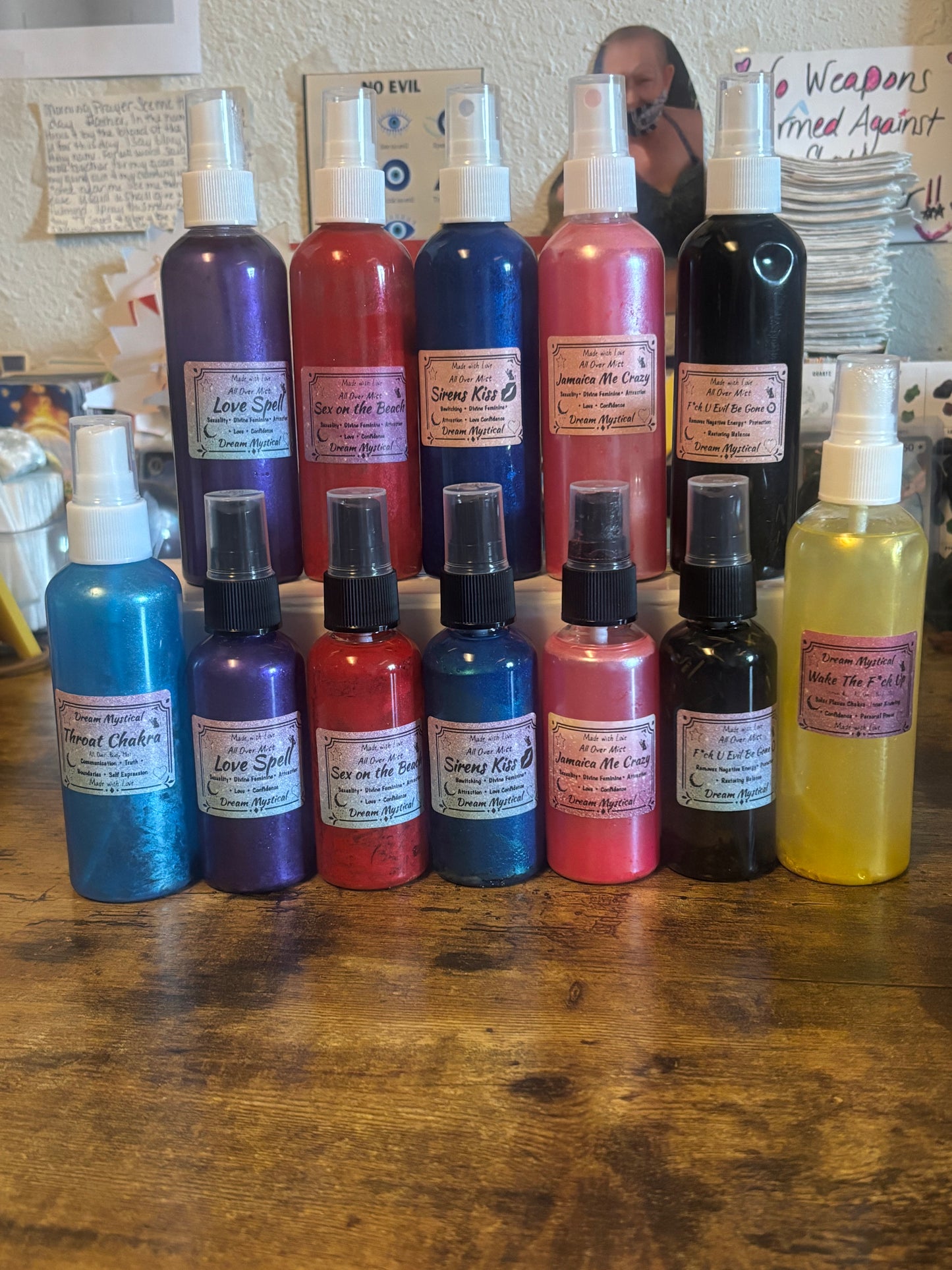 Jamaica Me Crazy Ritual Spray: Self Love & Attraction, Crystal Infused Heart Chakra