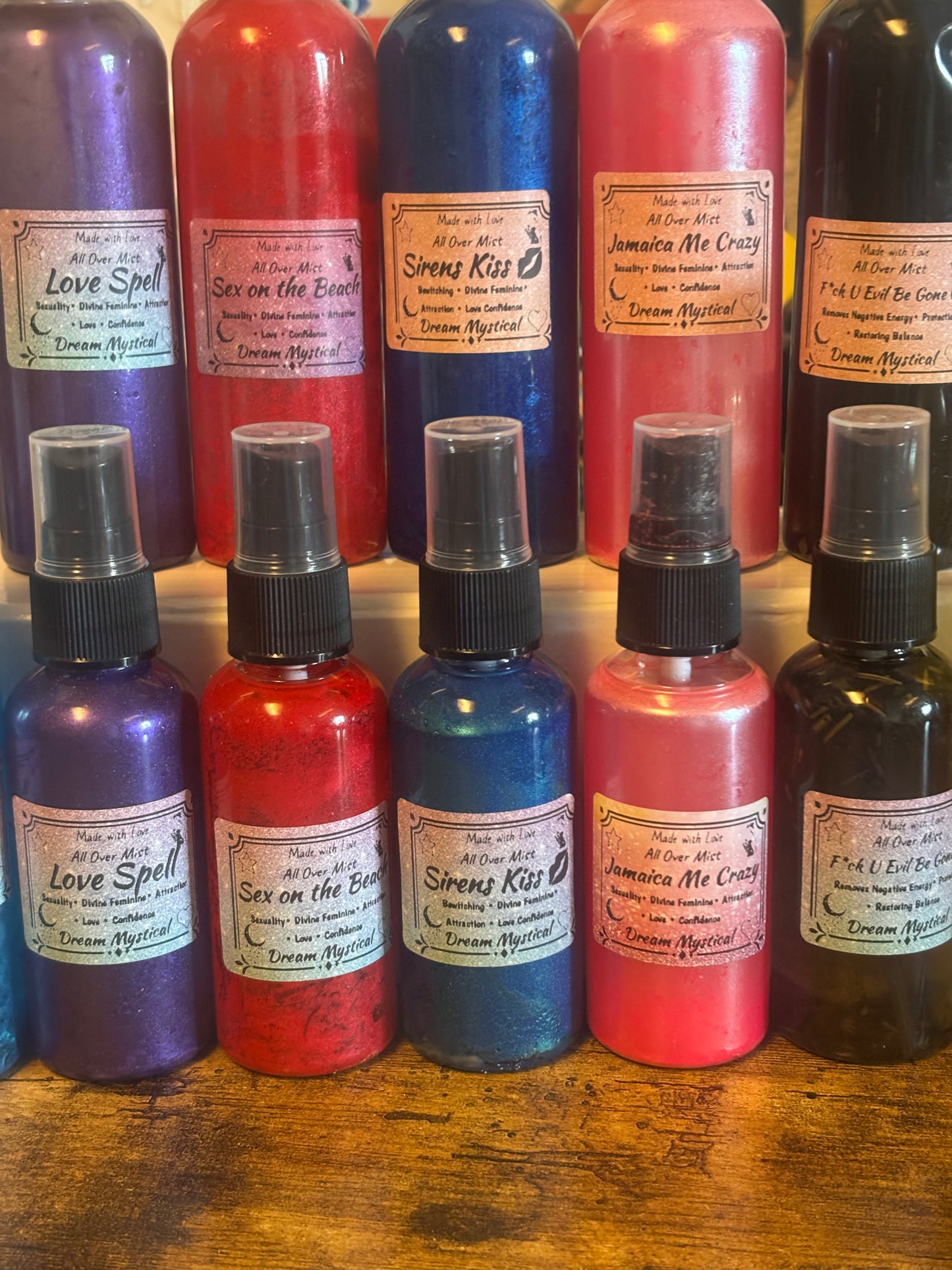Jamaica Me Crazy Ritual Spray: Self Love & Attraction, Crystal Infused Heart Chakra