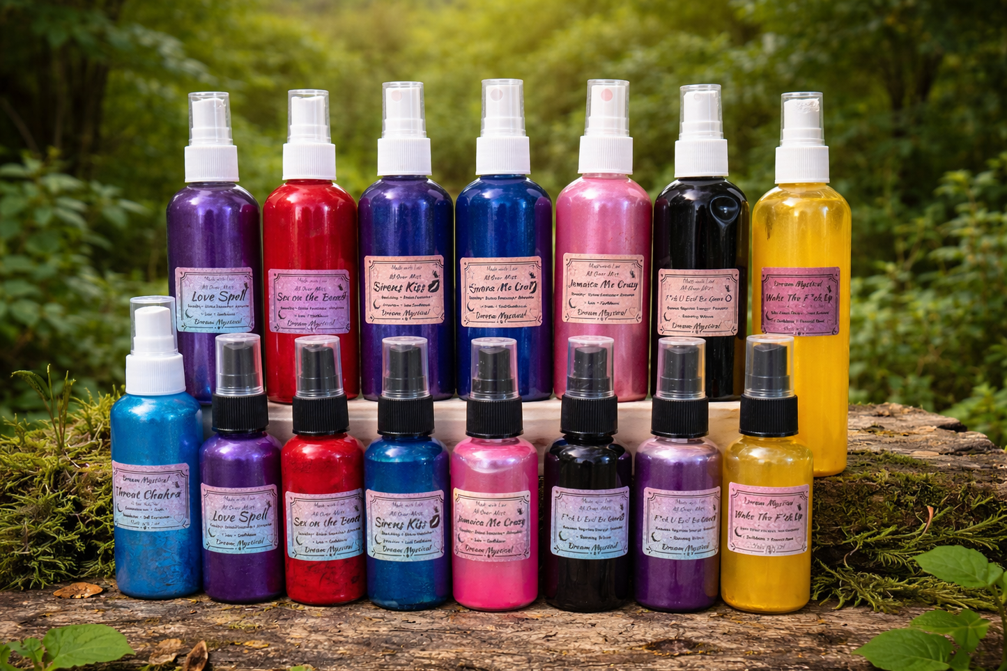 Jamaica Me Crazy Ritual Spray: Self Love & Attraction, Crystal Infused Heart Chakra