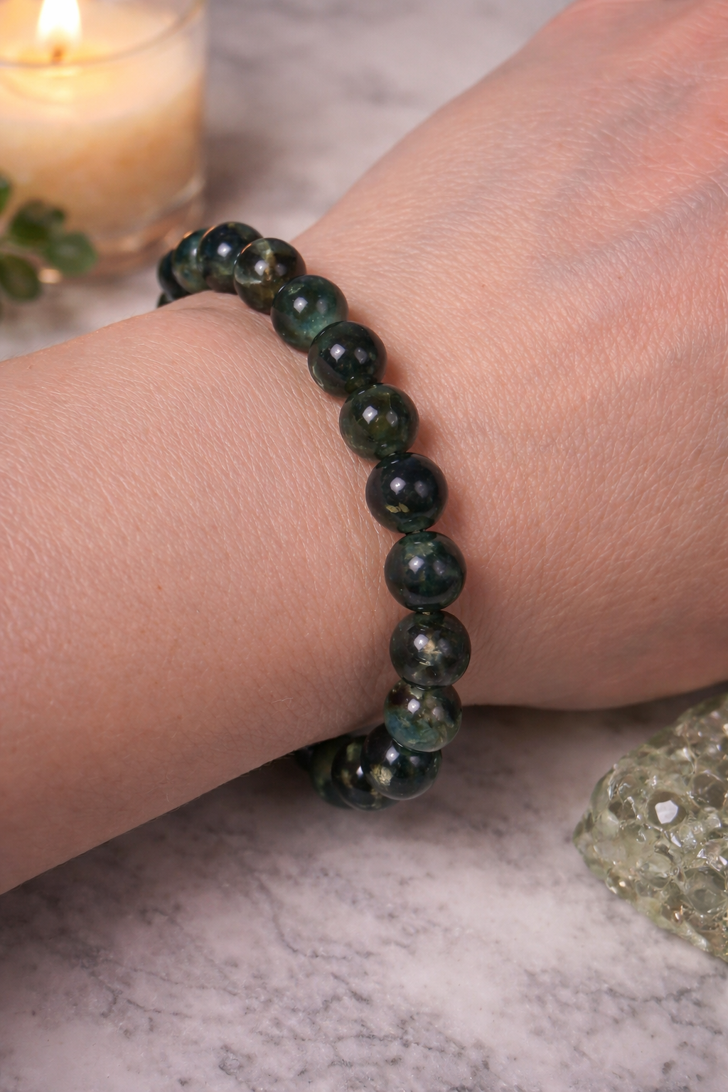 Green Kyanite Energy Alignment Bracelet 💚